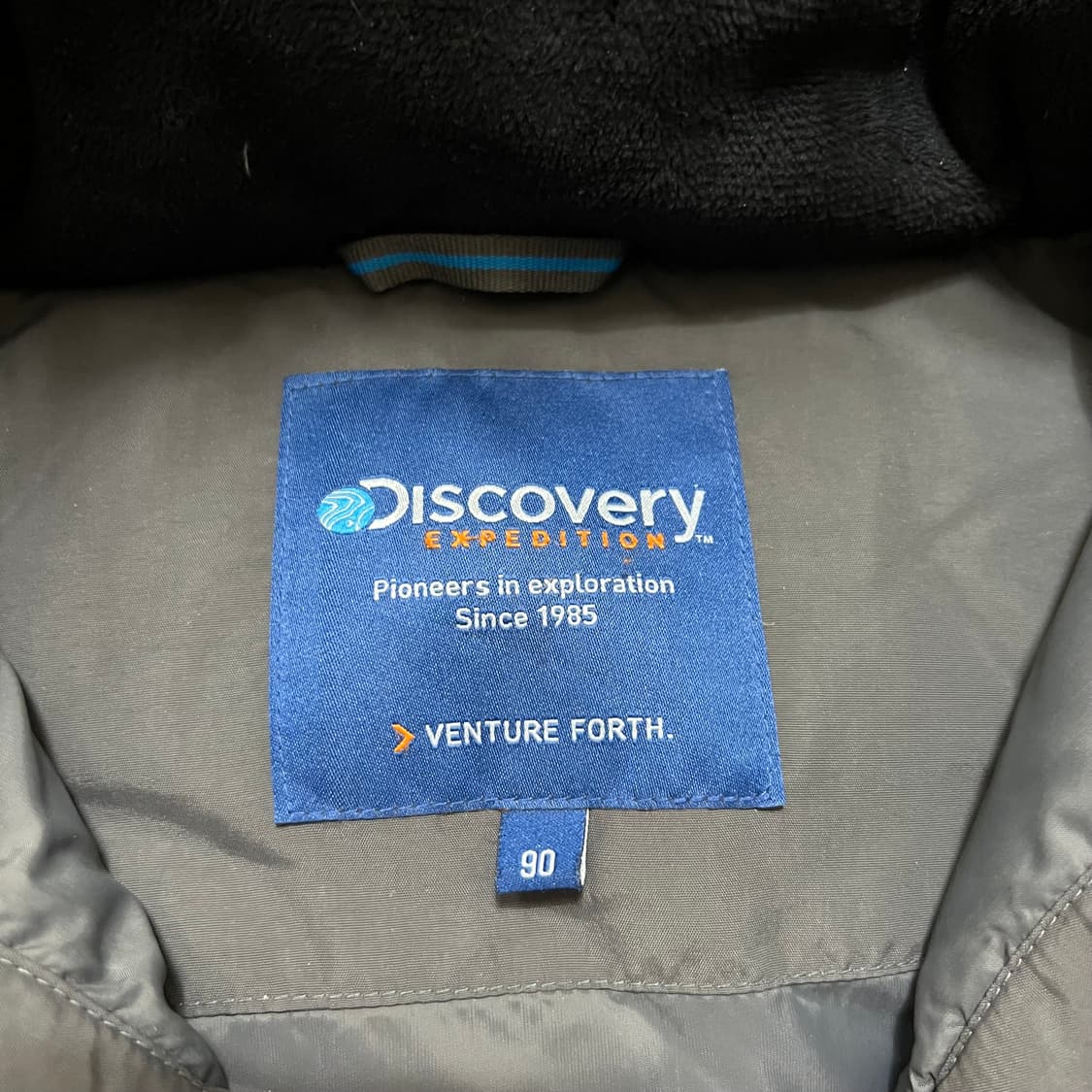 디스커버리 여성 구스다운 라쿤퍼 후드 숏패딩 점퍼 [핑크] S/90 상품이미지5