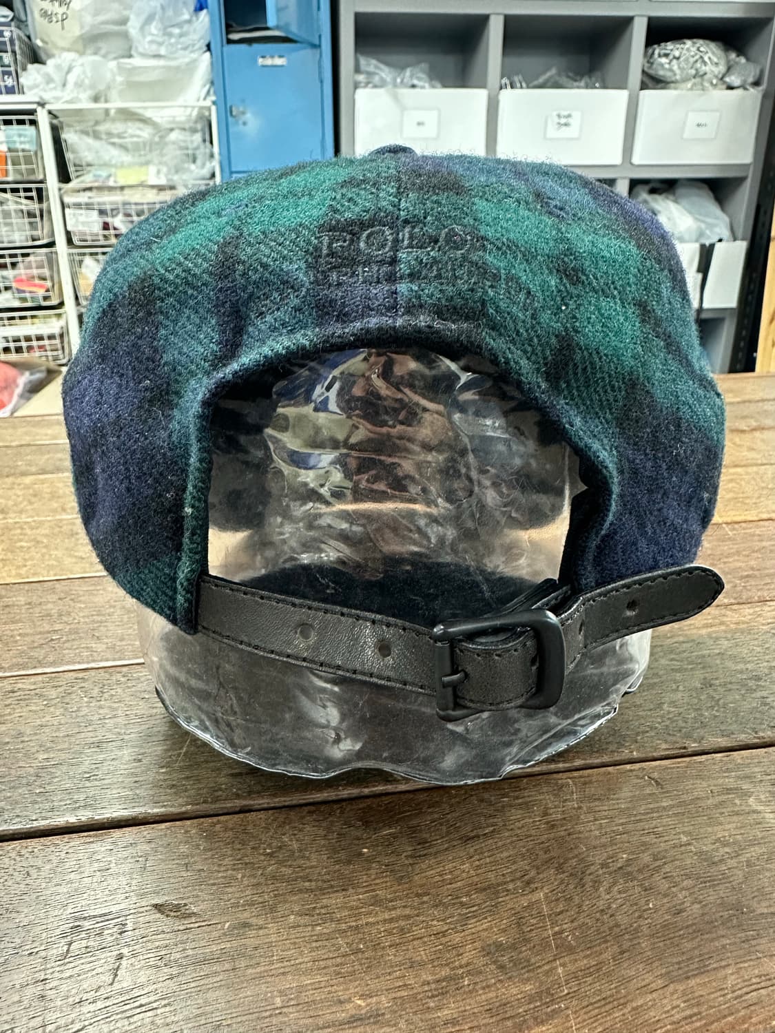 POLO 그린체크 울 캡 모자 상품이미지3