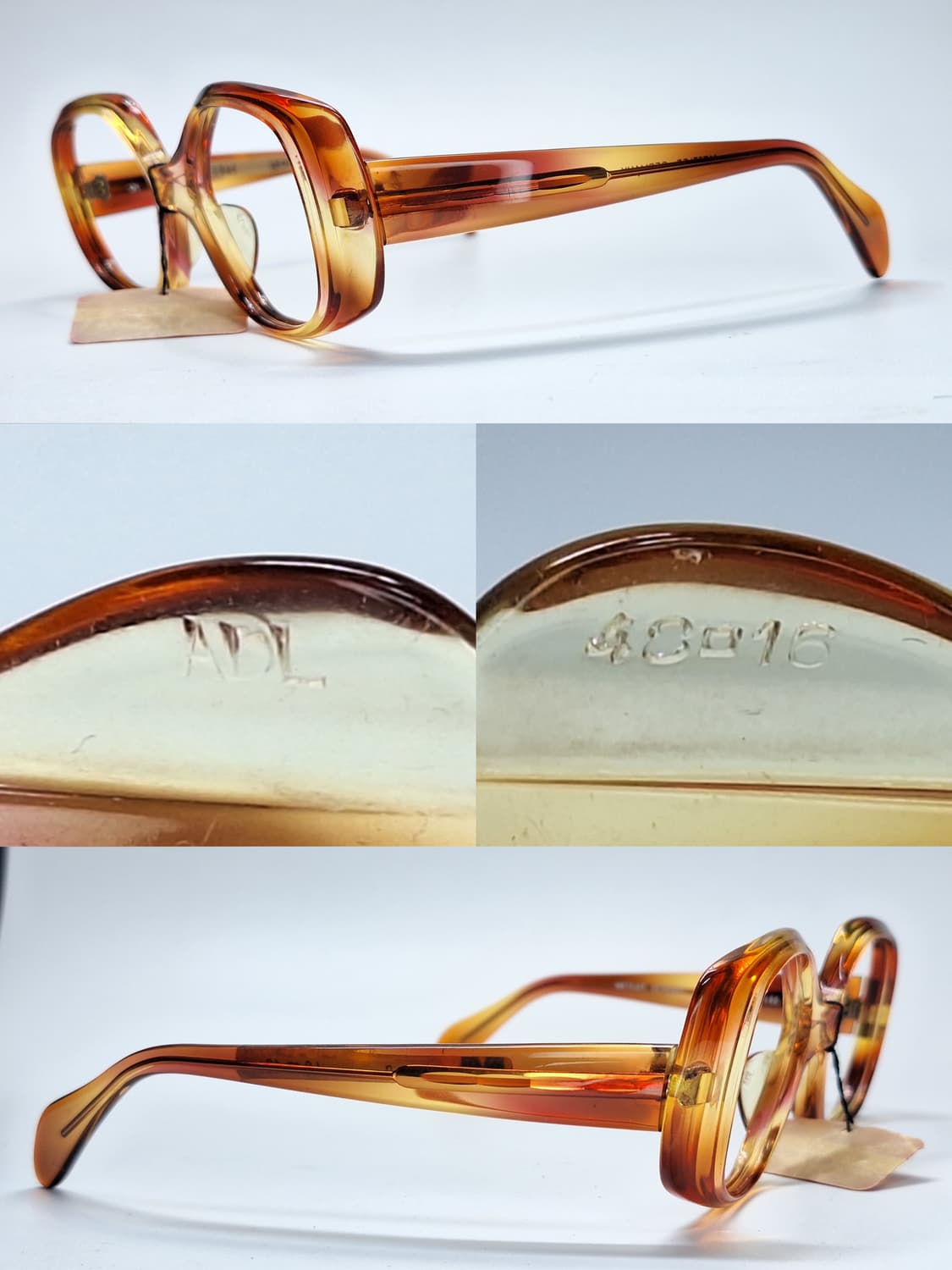 80s 독일제 빈티지 데드스톡/METZLER M3010 안경테 48mm 상품이미지8