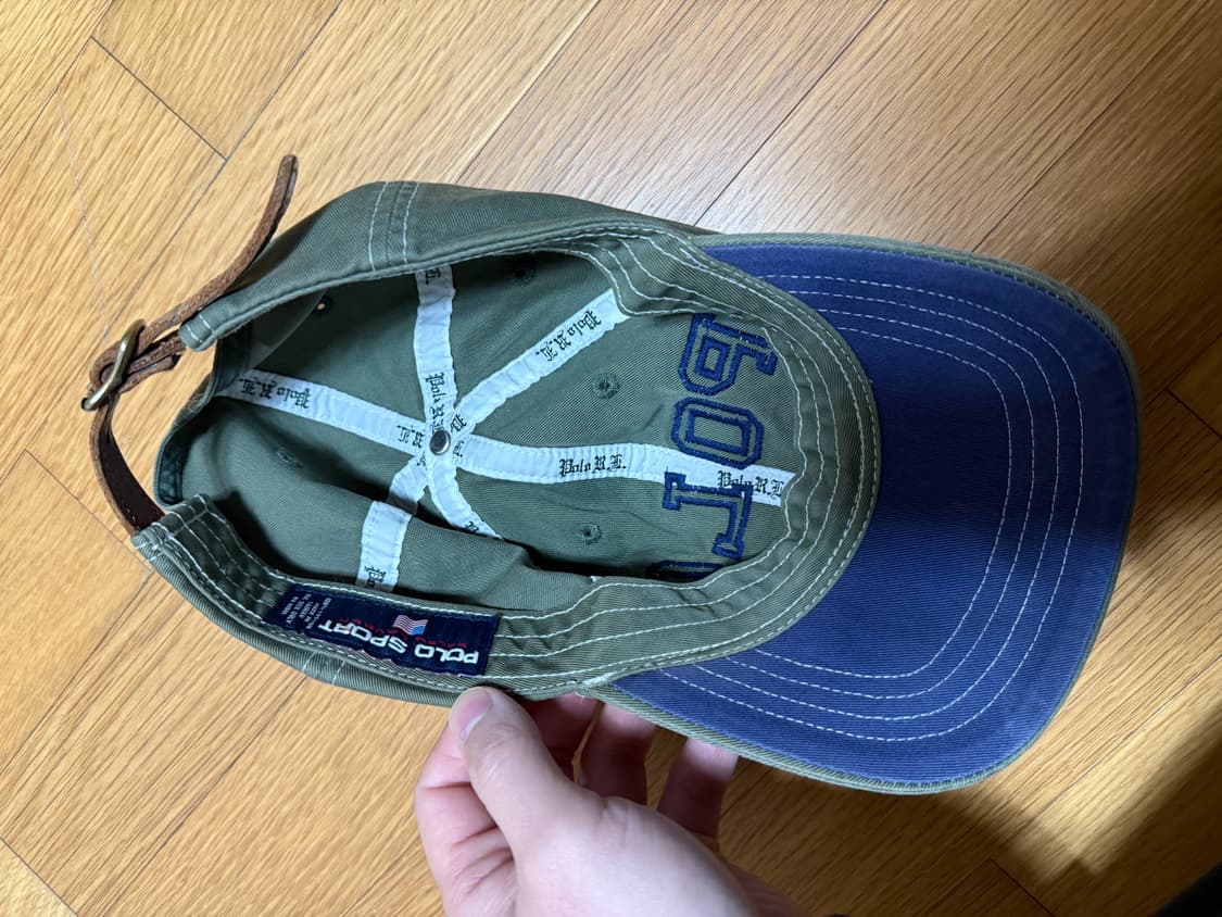 폴로스포츠 빈티지볼캡 카키 상품이미지5