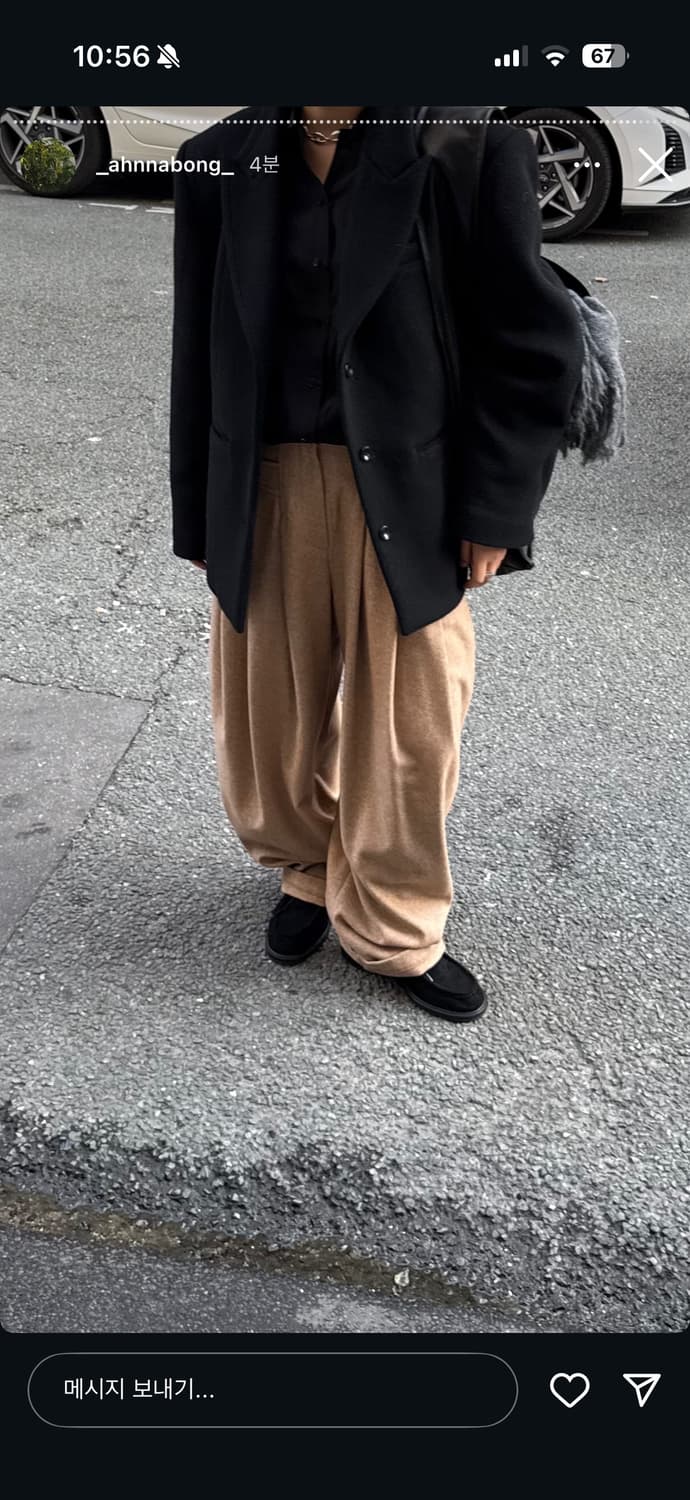 에토스 라운디드 턱 트라우저 L 상품이미지9