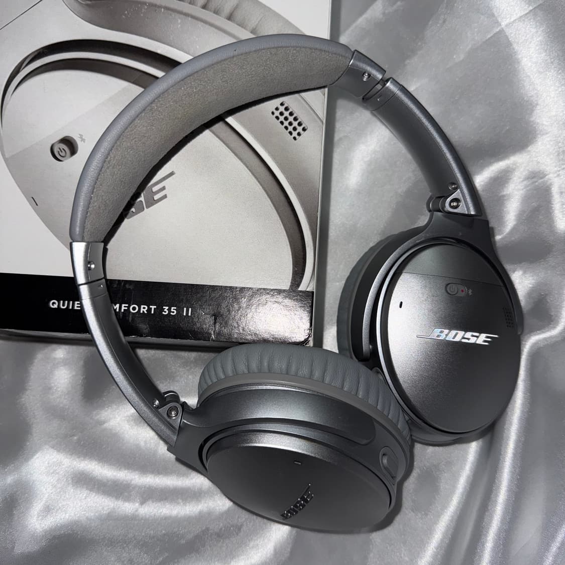 BOSE QC35 II 헤드셋 실버 헤드폰 회색 그레이 상품이미지1