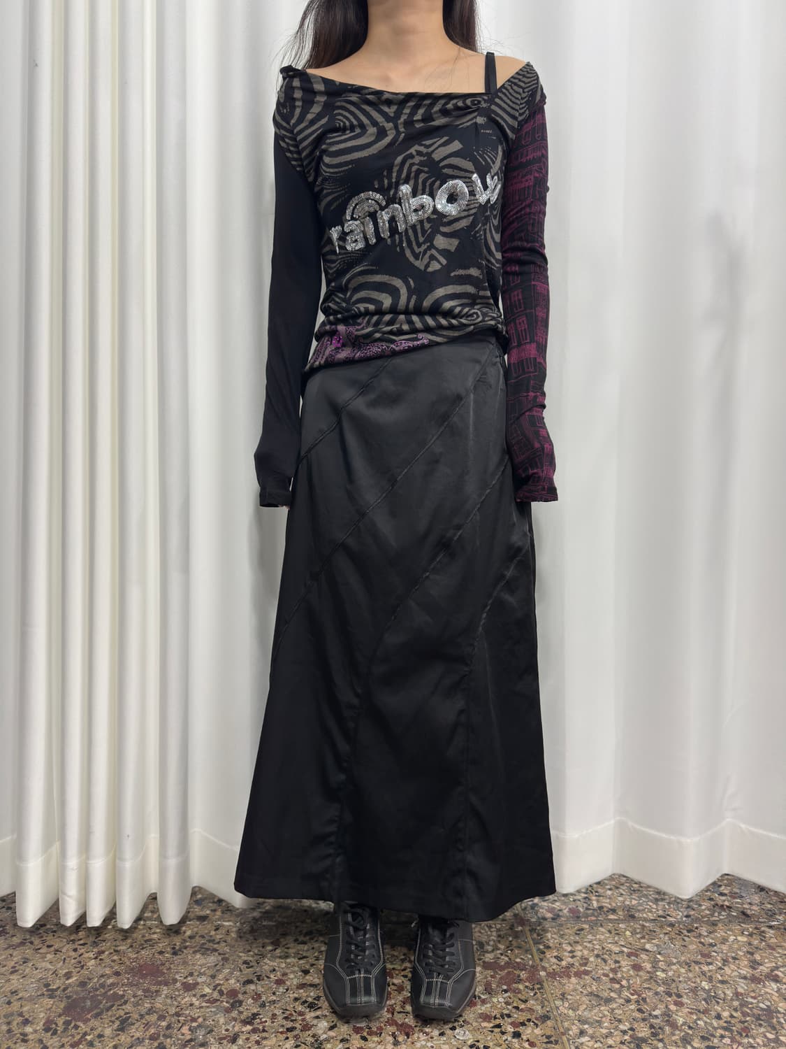 design long skirt 상품이미지2