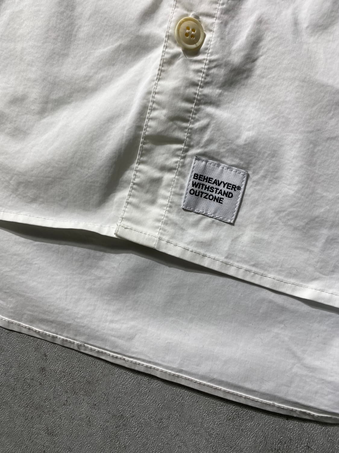 [L] BEHEAVYER 비헤비어 멀티포켓 피싱 셔츠 상품이미지3