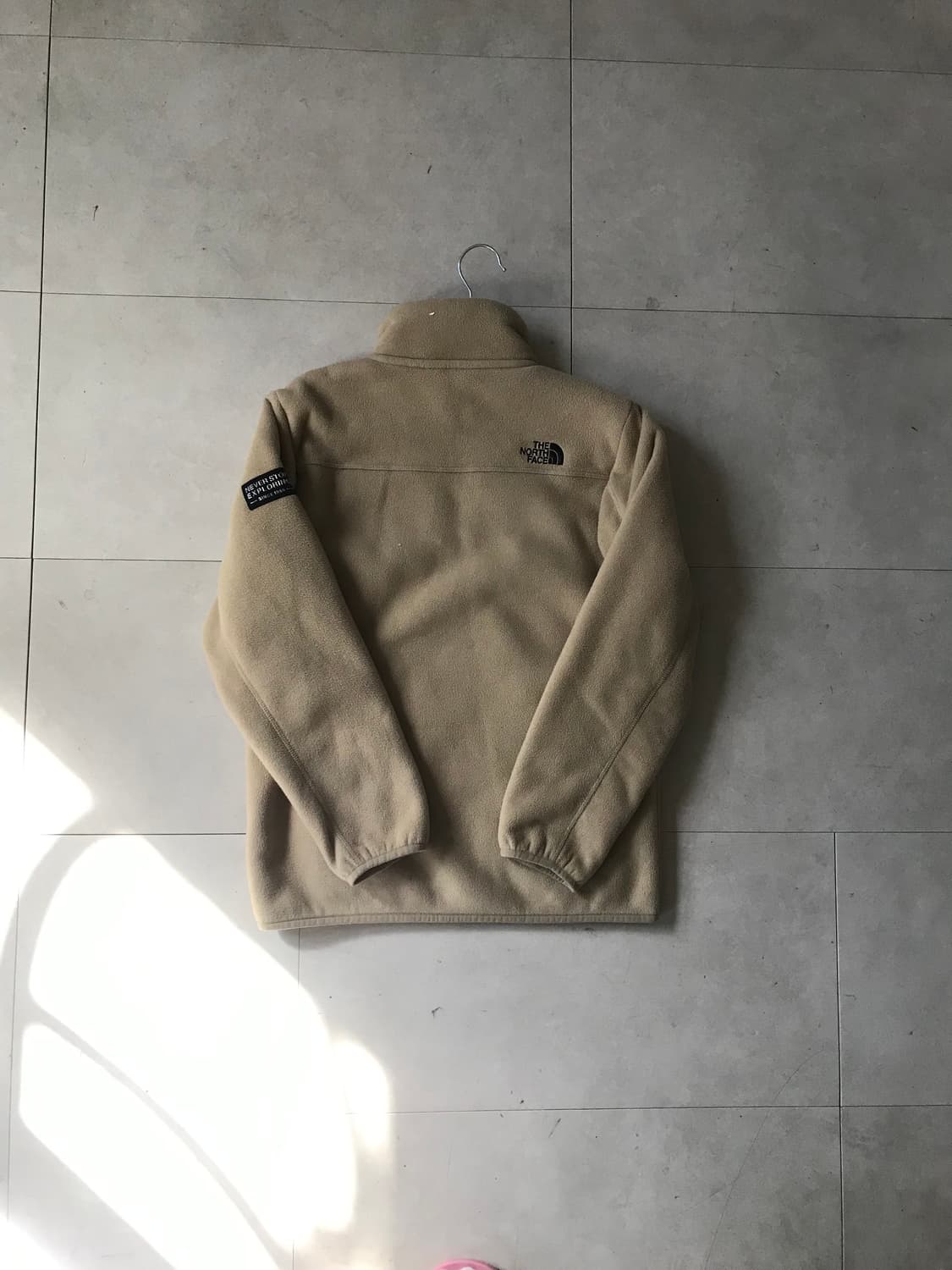 노페 베이지 후리스 상품이미지7