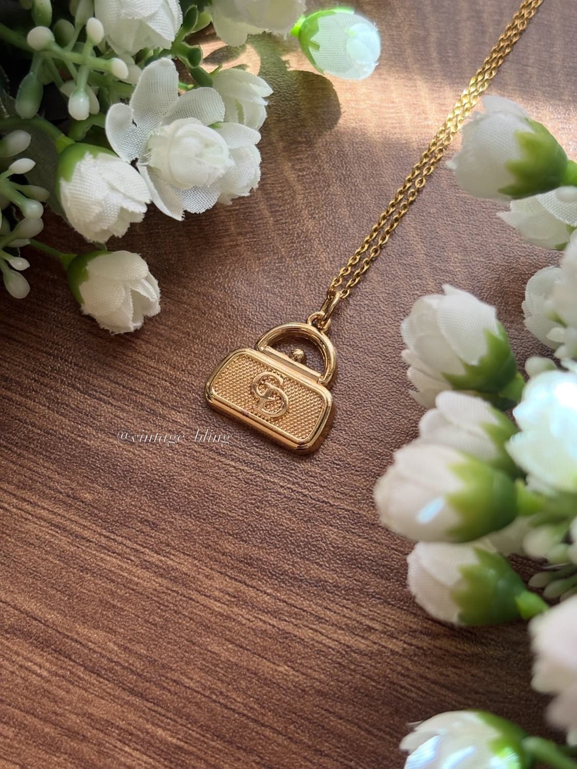 디올 미니 핸드백 골드 목걸이 상품이미지1