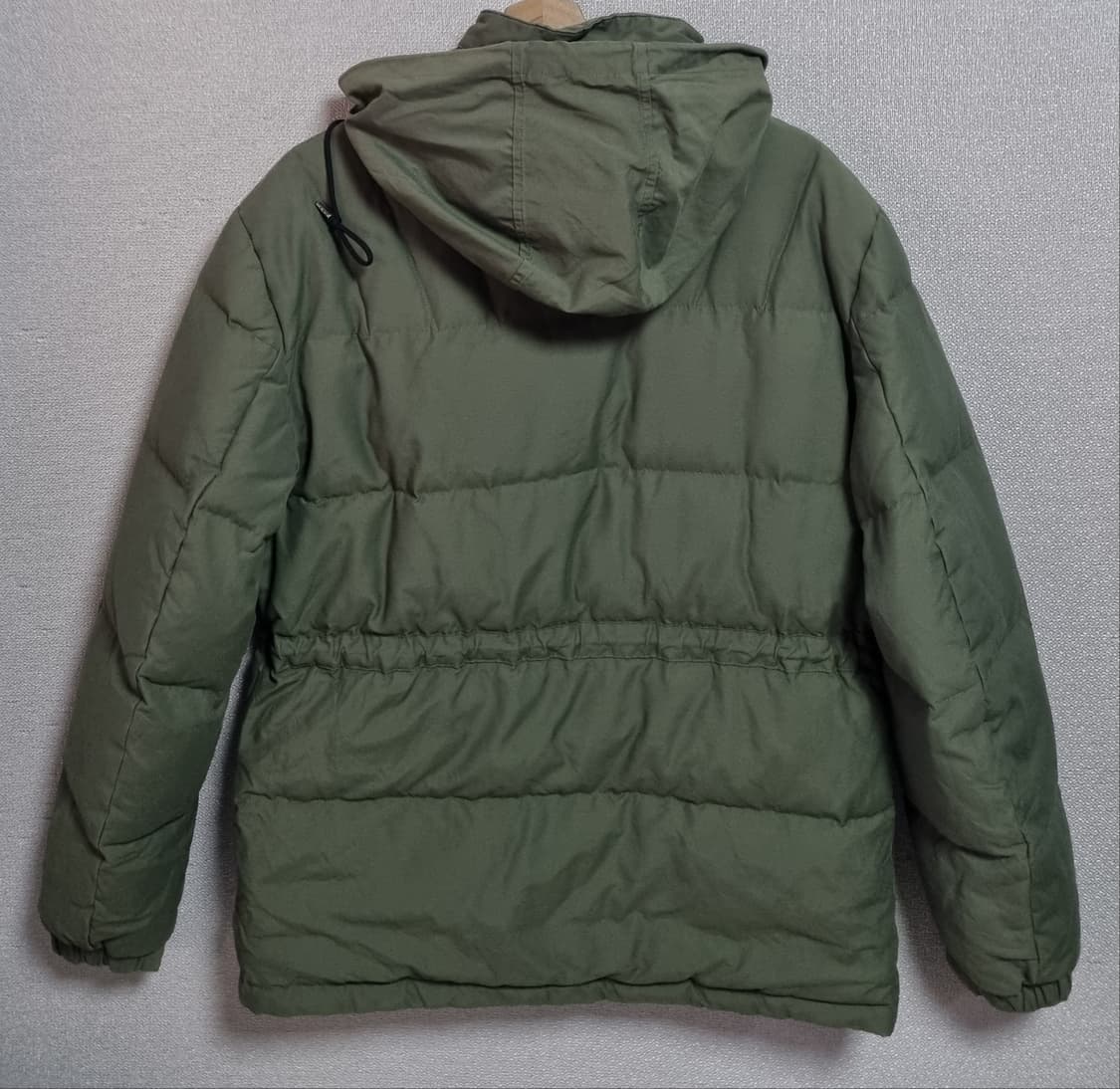 L (100) 라코스테 카키 덕다운 오리털패딩 상품이미지2
