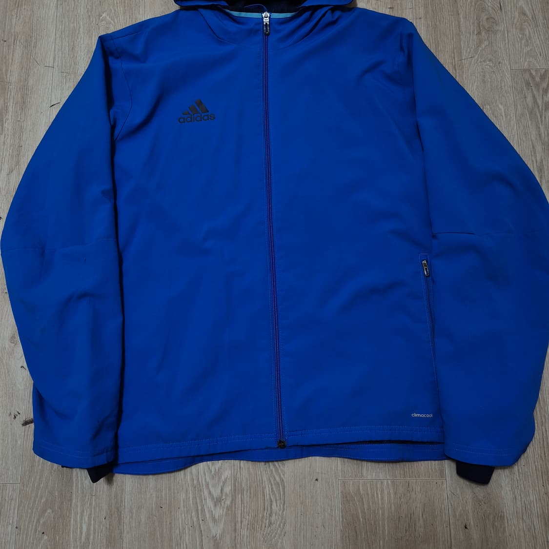 아디다스 퍼포먼스 클라이마쿨 후드 져지 트랙탑 자켓 XL(105) 상품이미지3