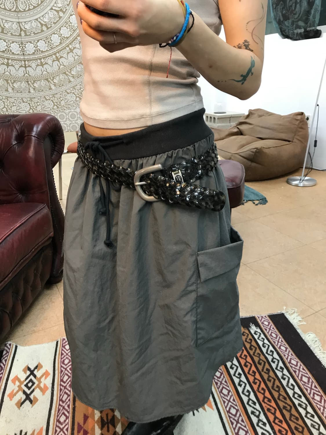 빈티지 pvc 위빙벨트  상품이미지3