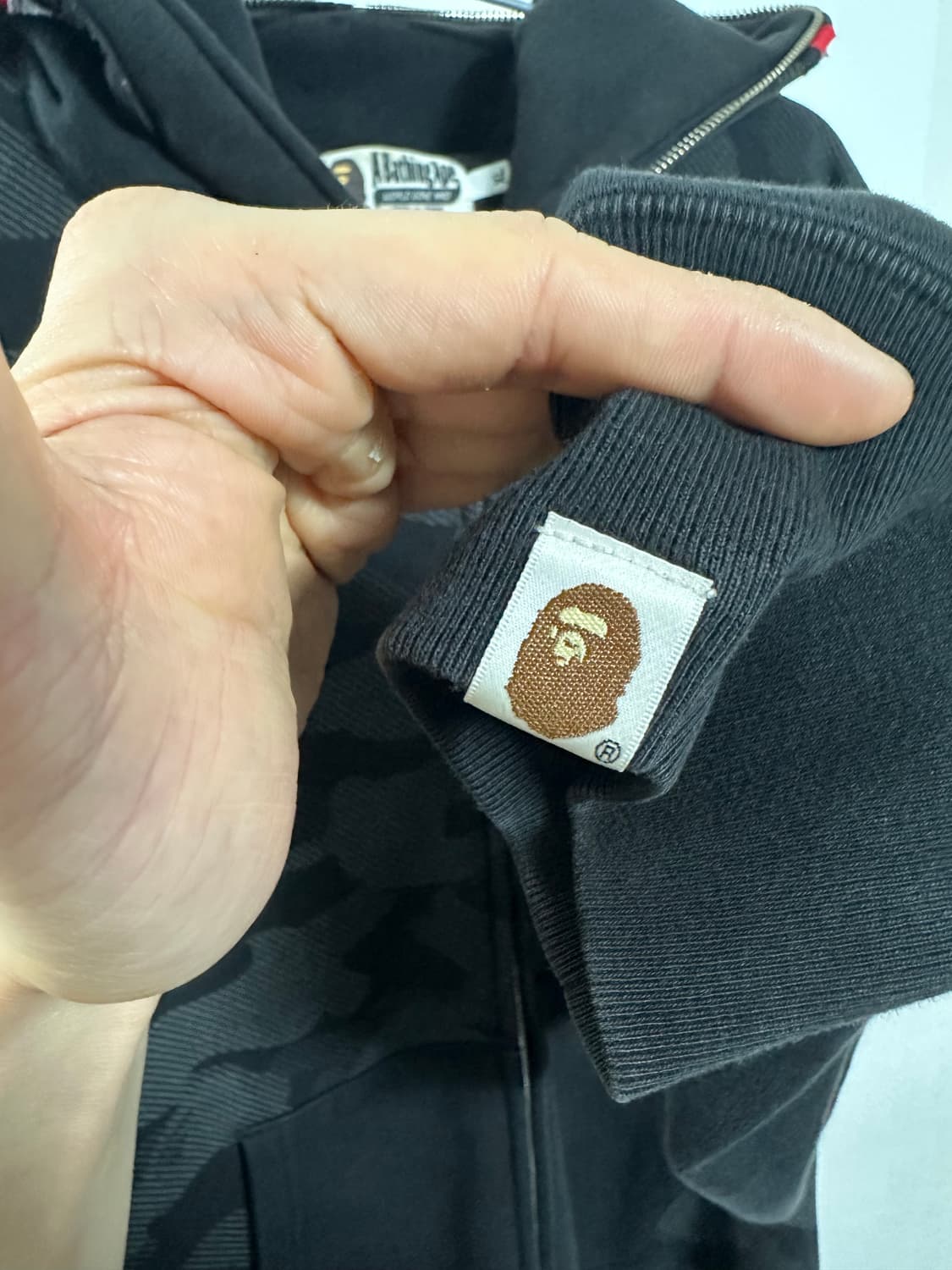 베이프 리플렉션 카모 샤크 후드집업 상품이미지4