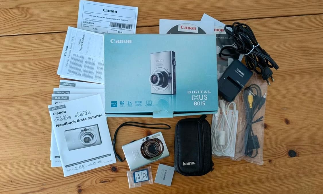 상태좋음 CANON IXUS 80 캐논 익서스 빈티지 디지털카메라 디카 상품이미지5