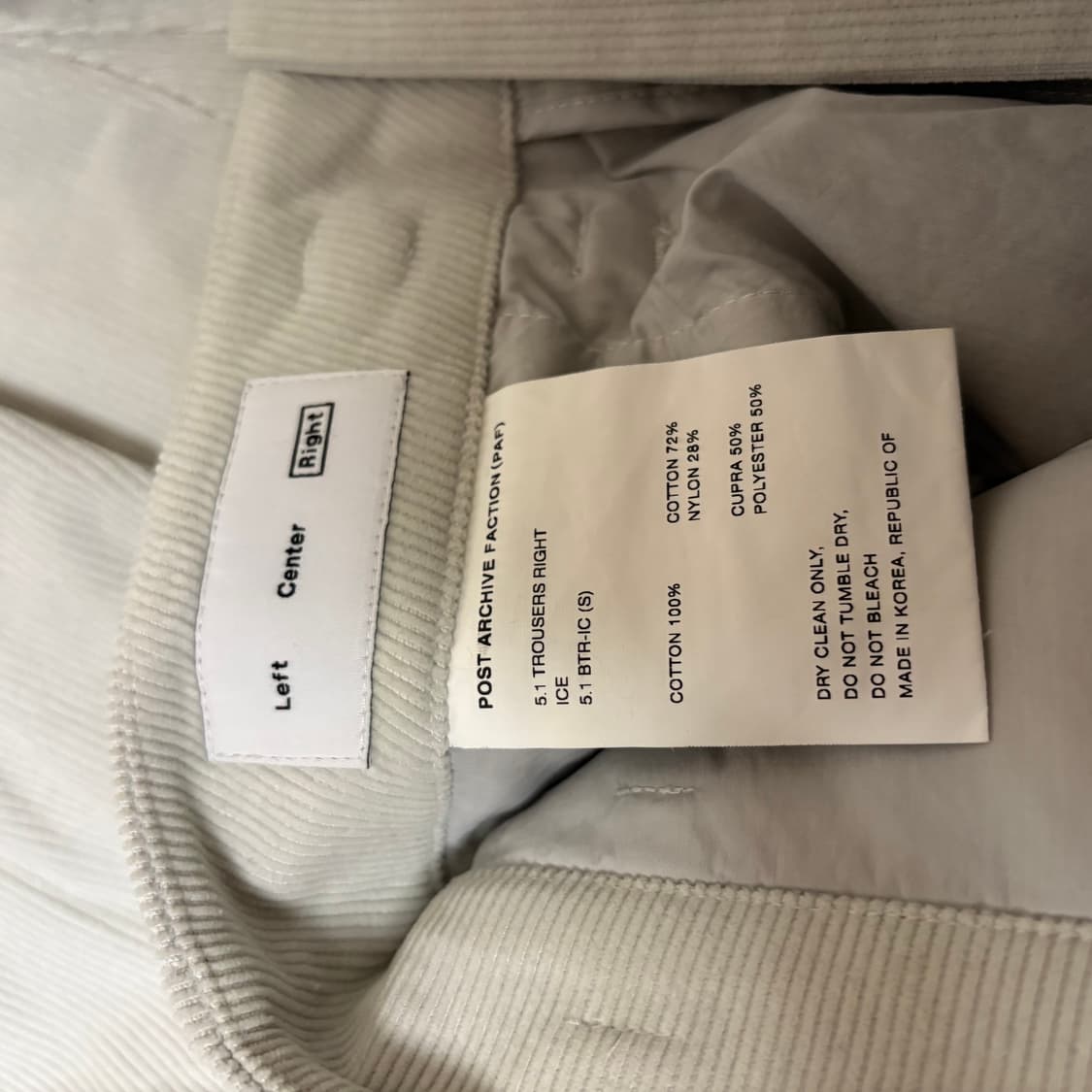 포스트아카이브팩션 5.1 팬츠 상품이미지6