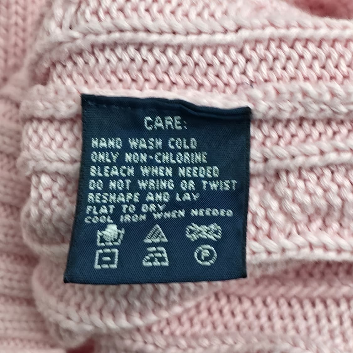 [S] 폴로 랄프로렌 핑크 케이블 니트 스웨터 상품이미지5