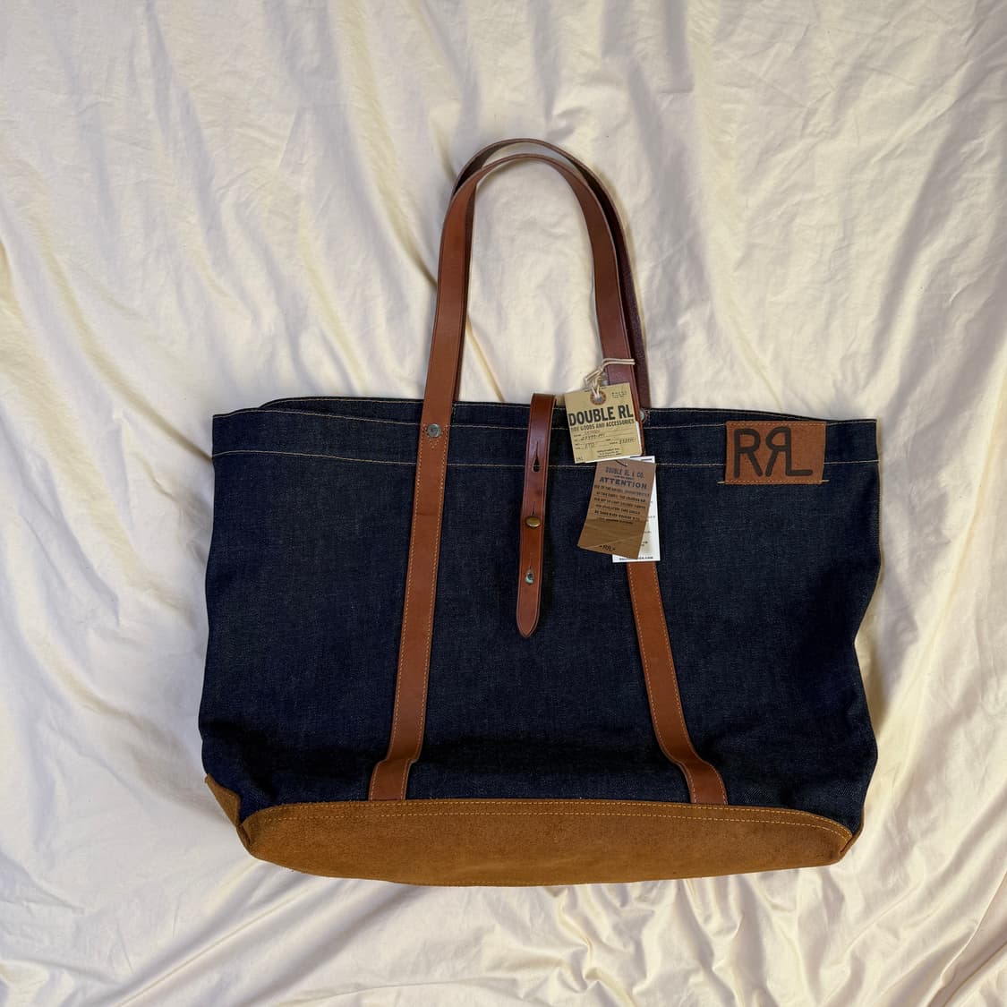 더블알엘 RRL 데님 토트백 새상품 상품이미지2
