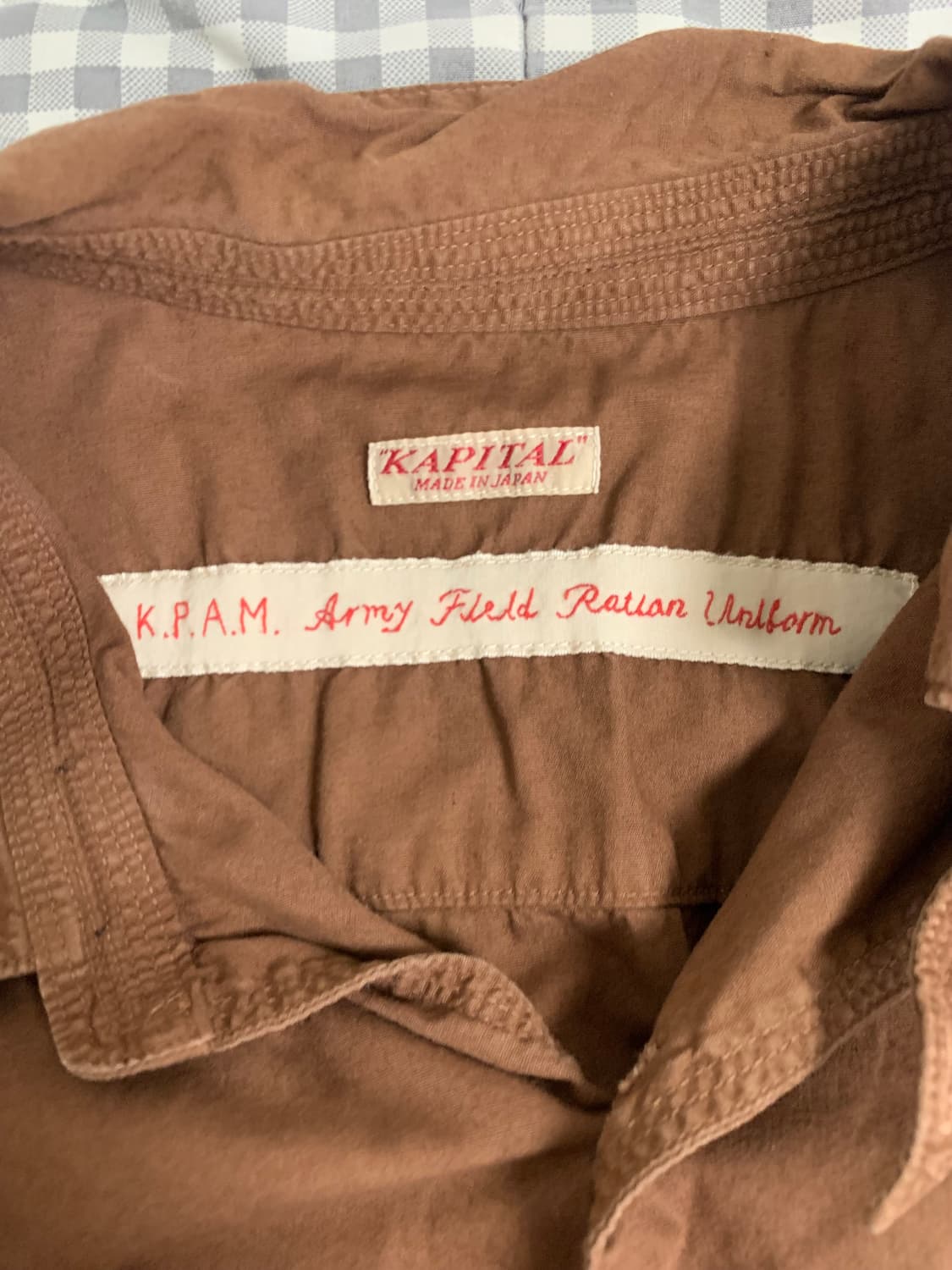 캐피탈 브로드아노락 셔츠 상품이미지3