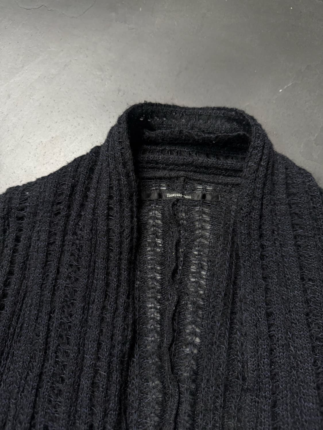 YASUYUKI ISHII OpenFront Layered Cadigan 상품이미지4