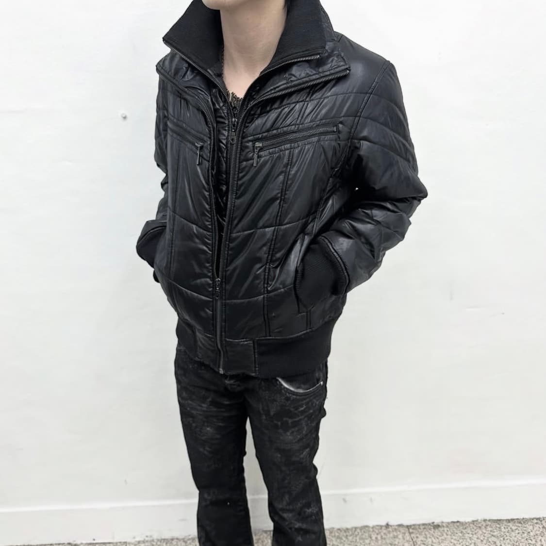 Double zip down jacket 상품이미지2