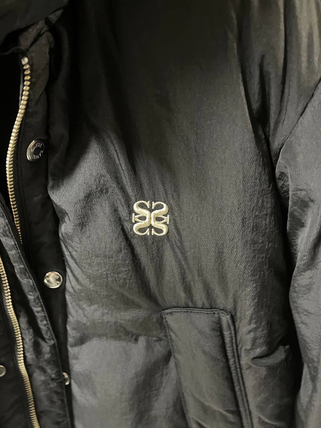 [10회미만착]세터 투톤 덕 다운 패딩 블랙 M 상품이미지5