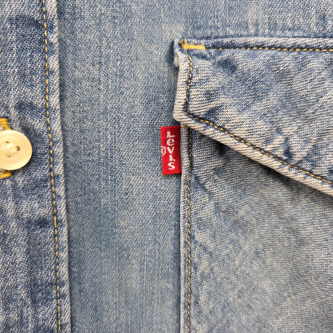 리바이스 데님 셔츠 남방 긴팔 남s 상품이미지4