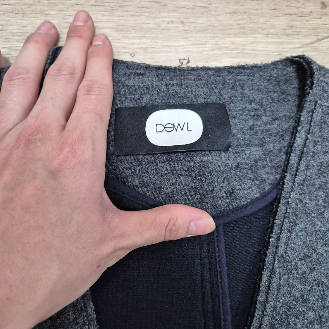 듀엘 여성 럭셔리 논카라 코트 상품이미지4