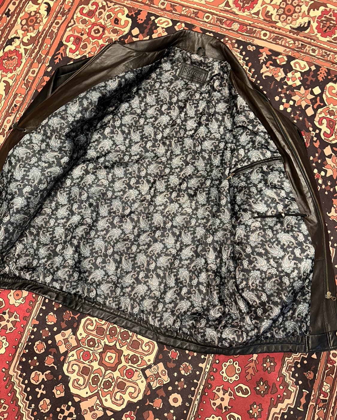 ( 2XL ) 가죽코트 가죽롱코트 가죽자켓 가죽카코트 레더자켓 봄버자켓 상품이미지6