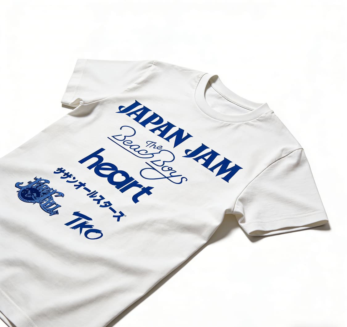 [새상품 L사이즈] Japan Jam 커스텀 프린트 반팔 (The Bea 상품이미지2