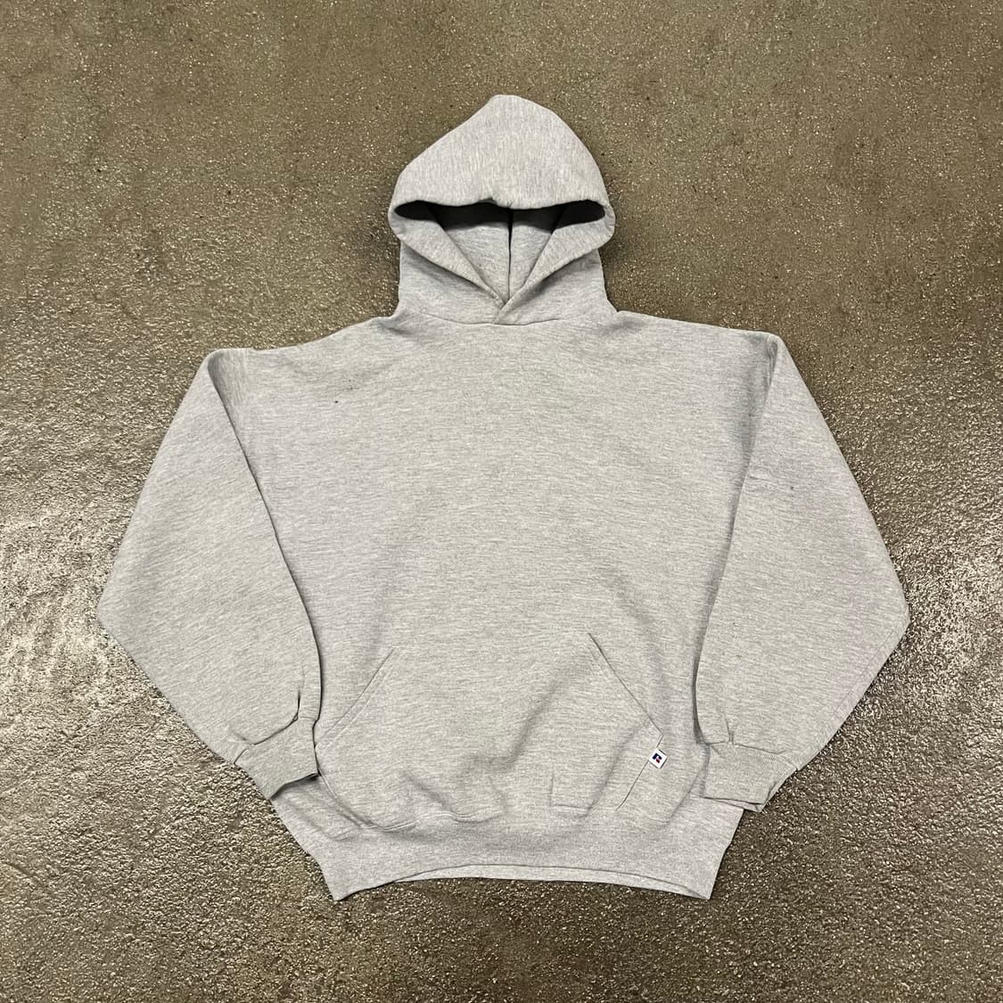 90s 러셀 블랭크 스웻 후드티 (XL) 상품이미지3