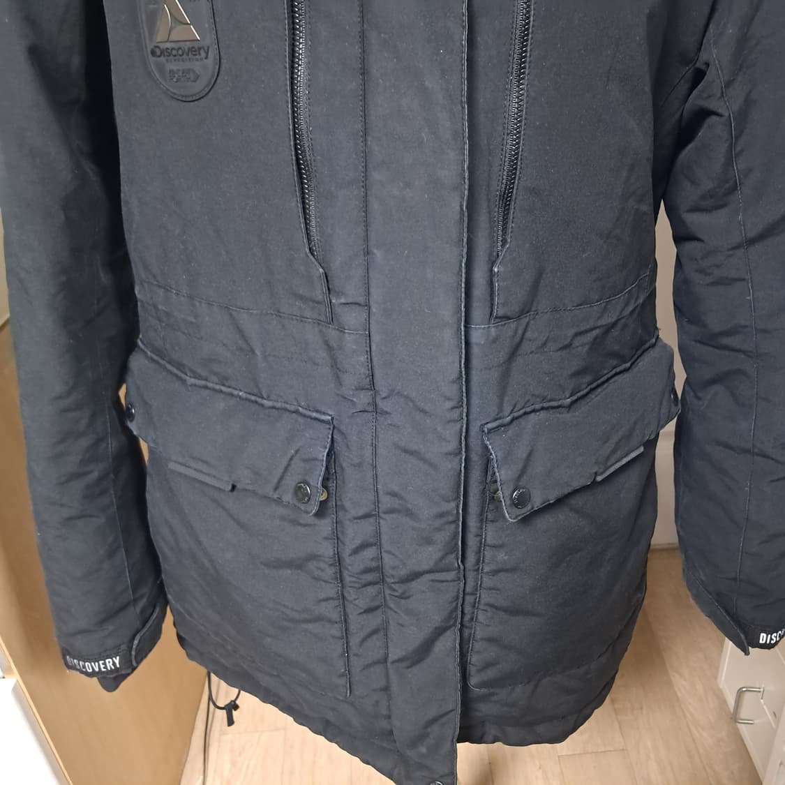 디스커버리 남성 패딩 구스다운 블랙 100 상품이미지9