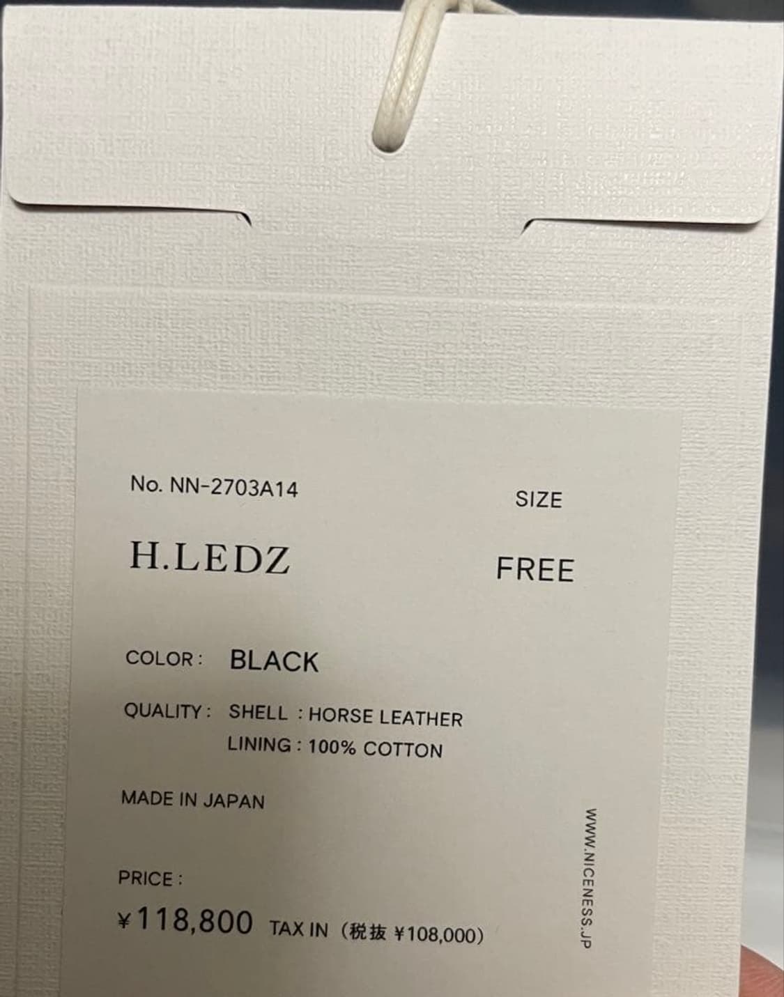 24aw H.LEDZ 숄더백/토트백 상품이미지4