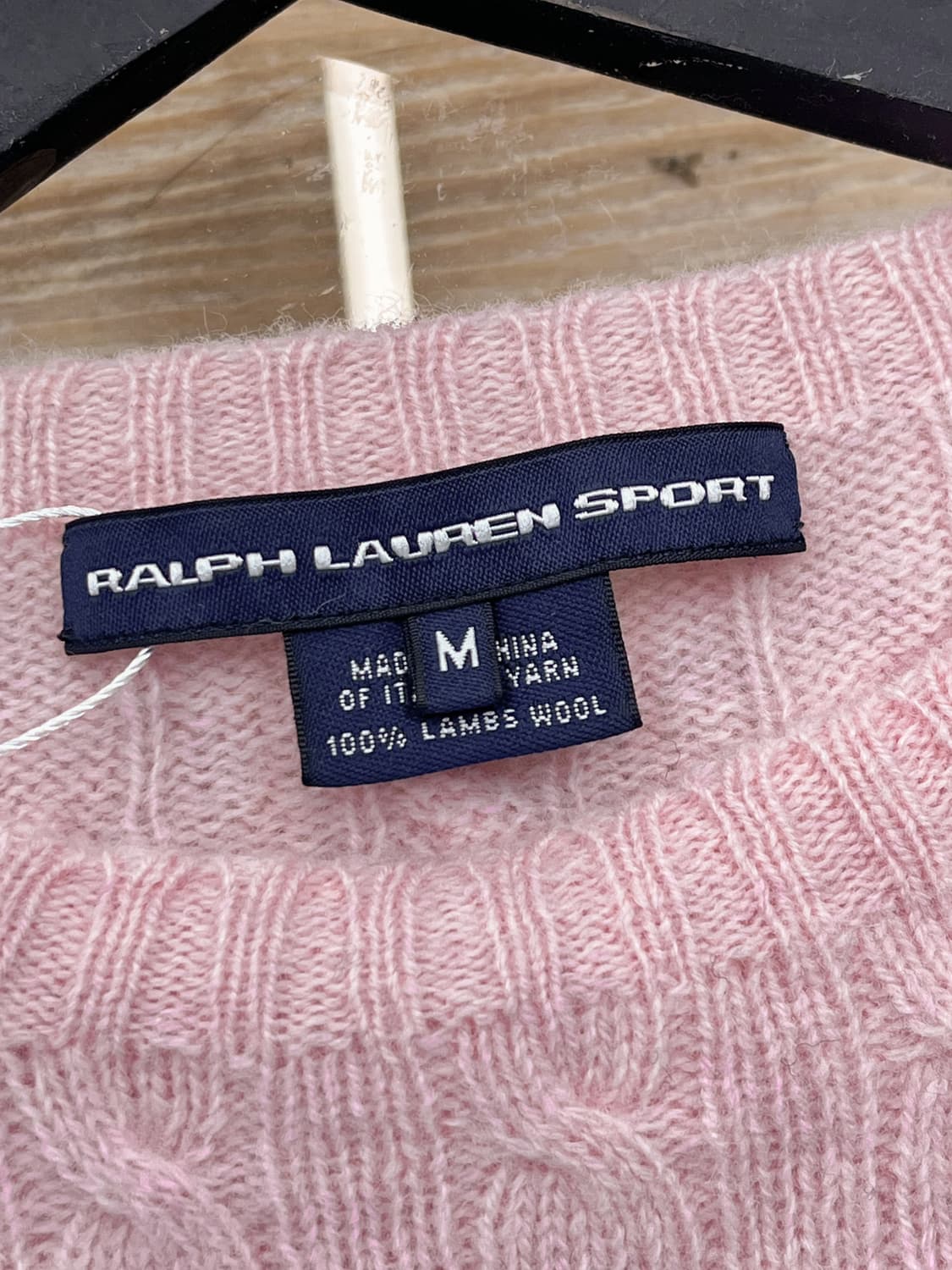 폴로 랄프 로렌 핑크 케이블 스웨터 상품이미지5