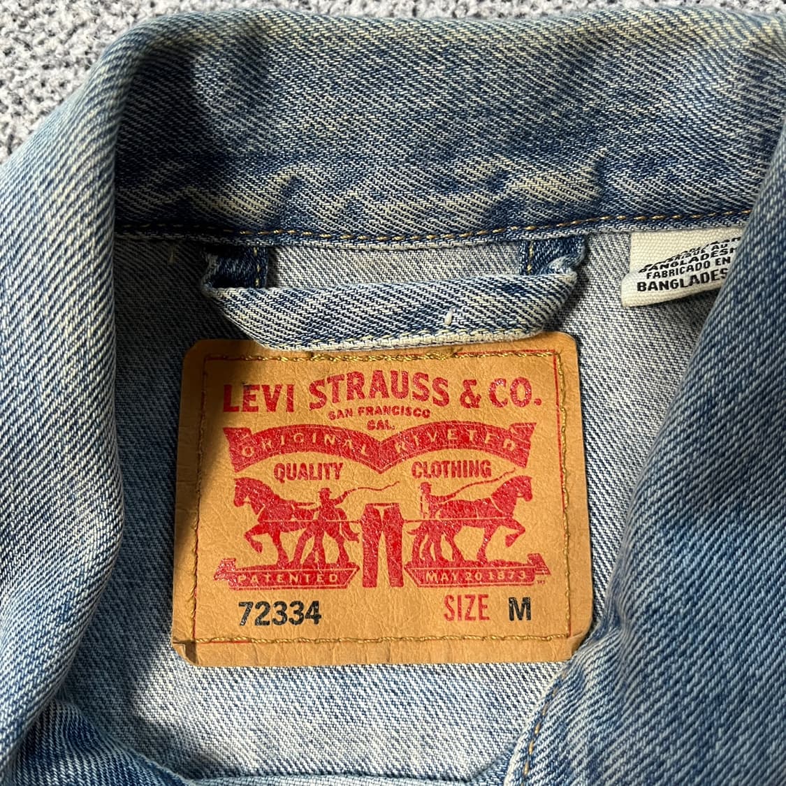 리바이스 72334 데님 트러커 자켓 상품이미지3