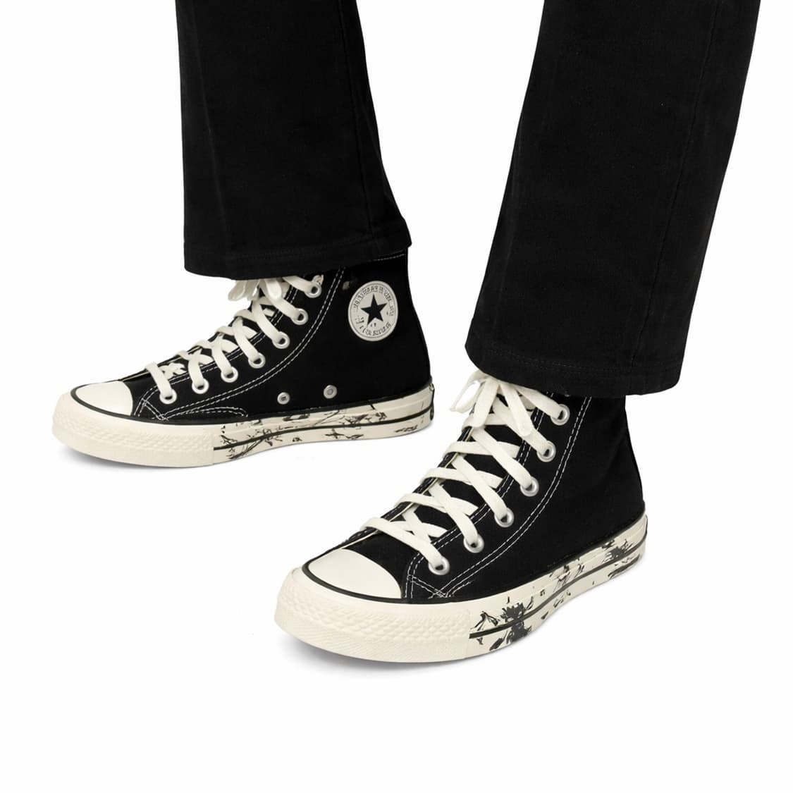 (Converse) 컨버스 척 70 하이 하이브리드 플로랄 블랙 상품이미지2