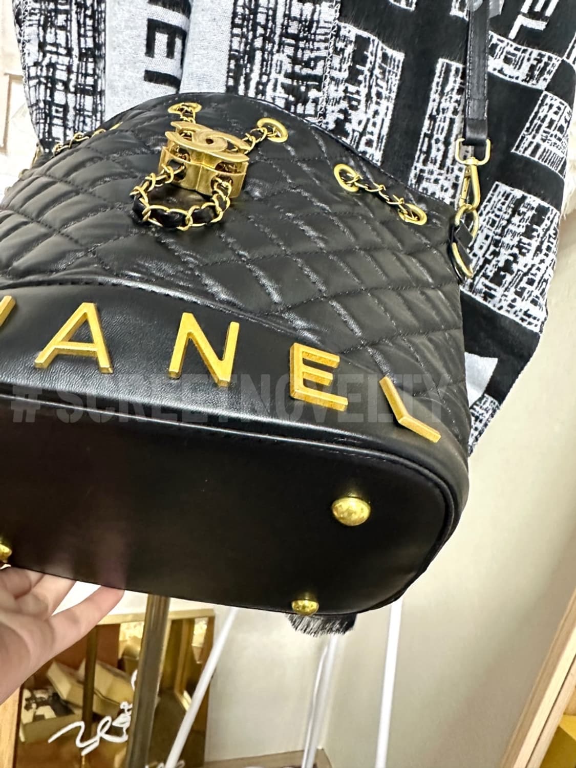 샤넬 CC로고 은장 스트랩 숄더 체인백 상품이미지9