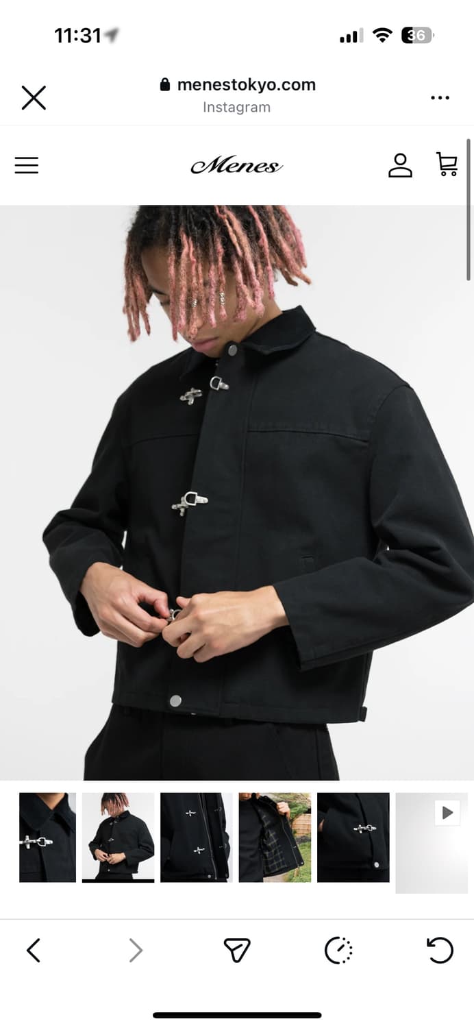 menes 파이어맨 자켓 급처 상품이미지3