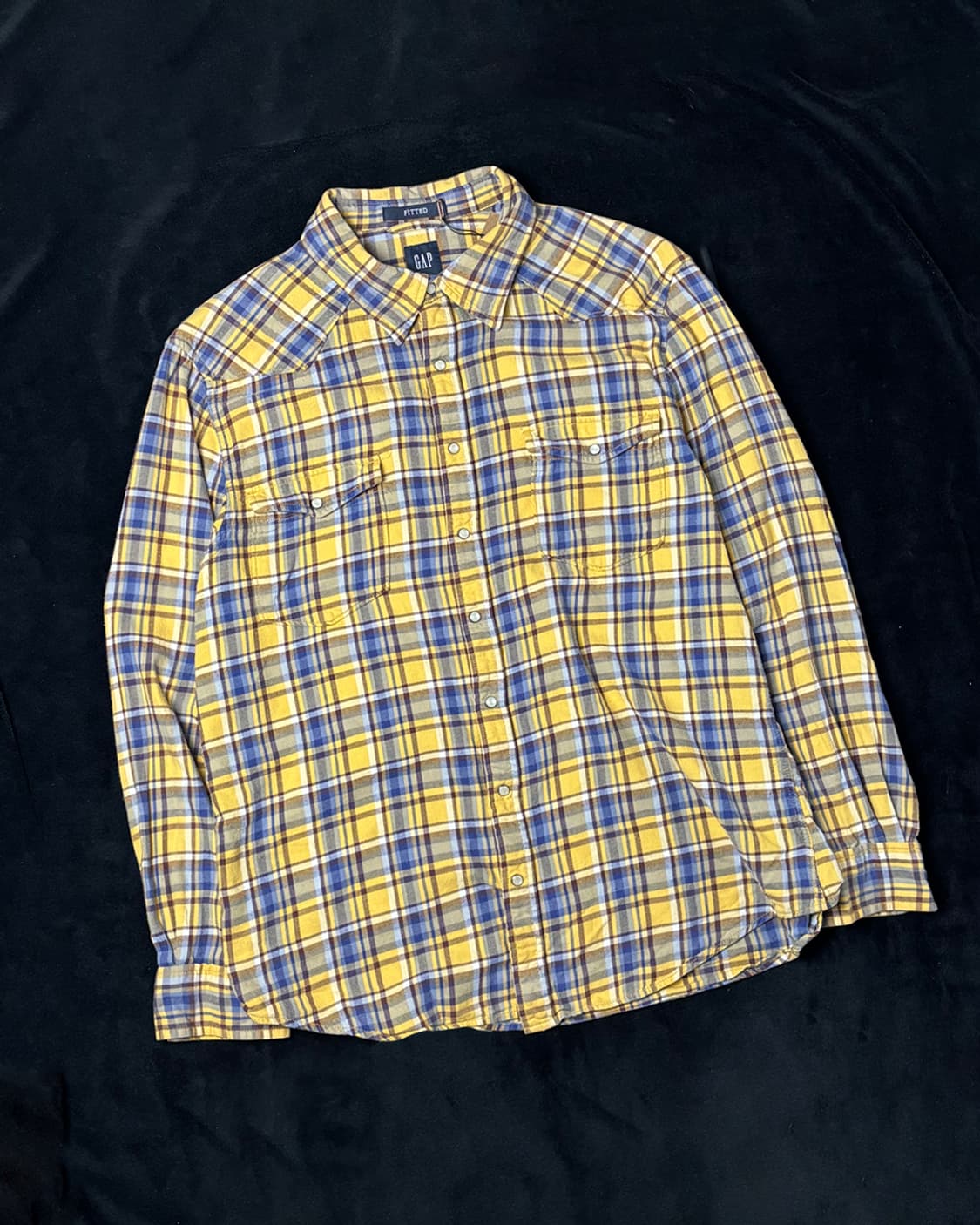 일본빈티지 GAP 클래식 체크 셔츠 상품이미지1