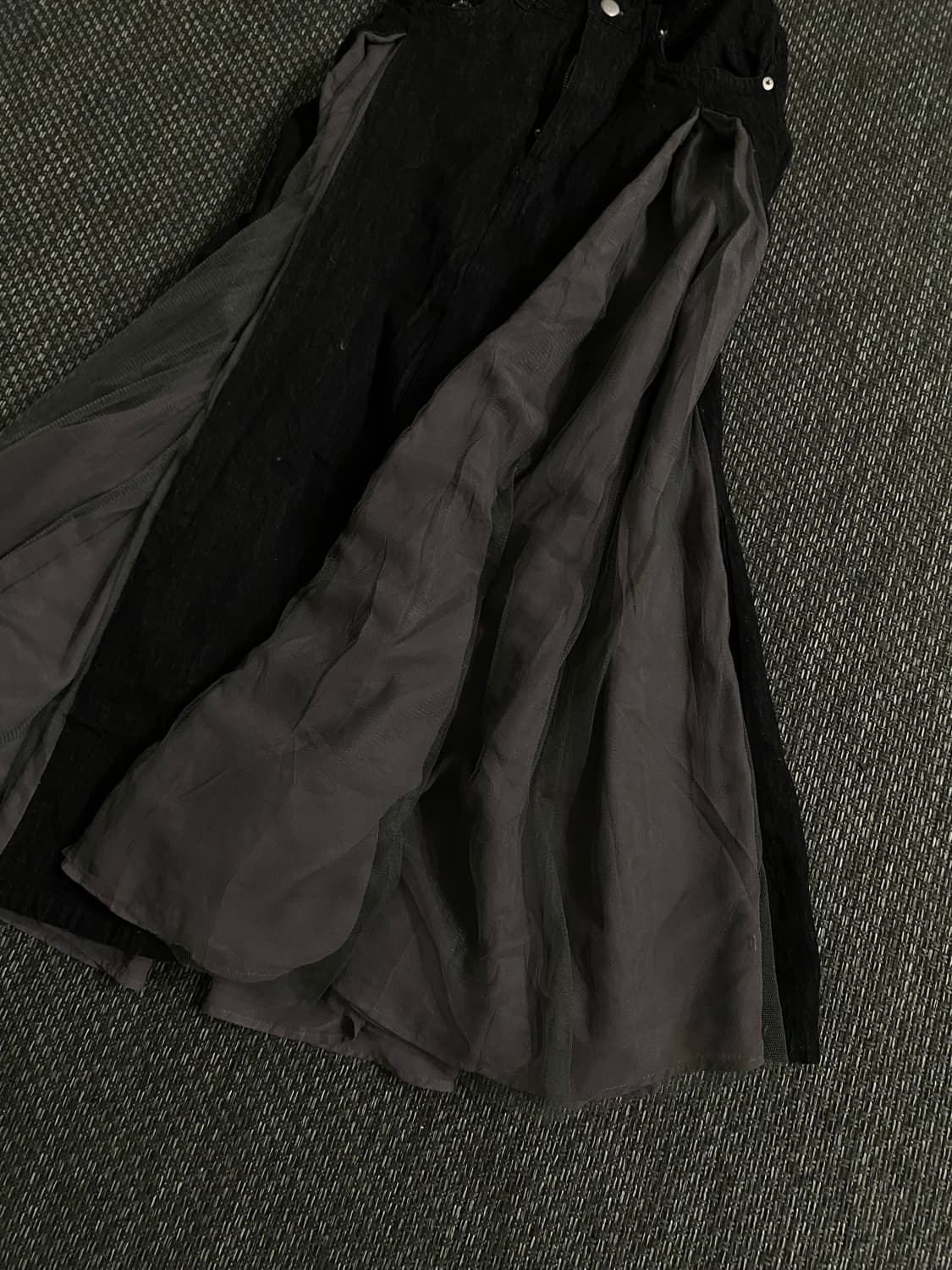  Denim Layered Skirts 상품이미지5