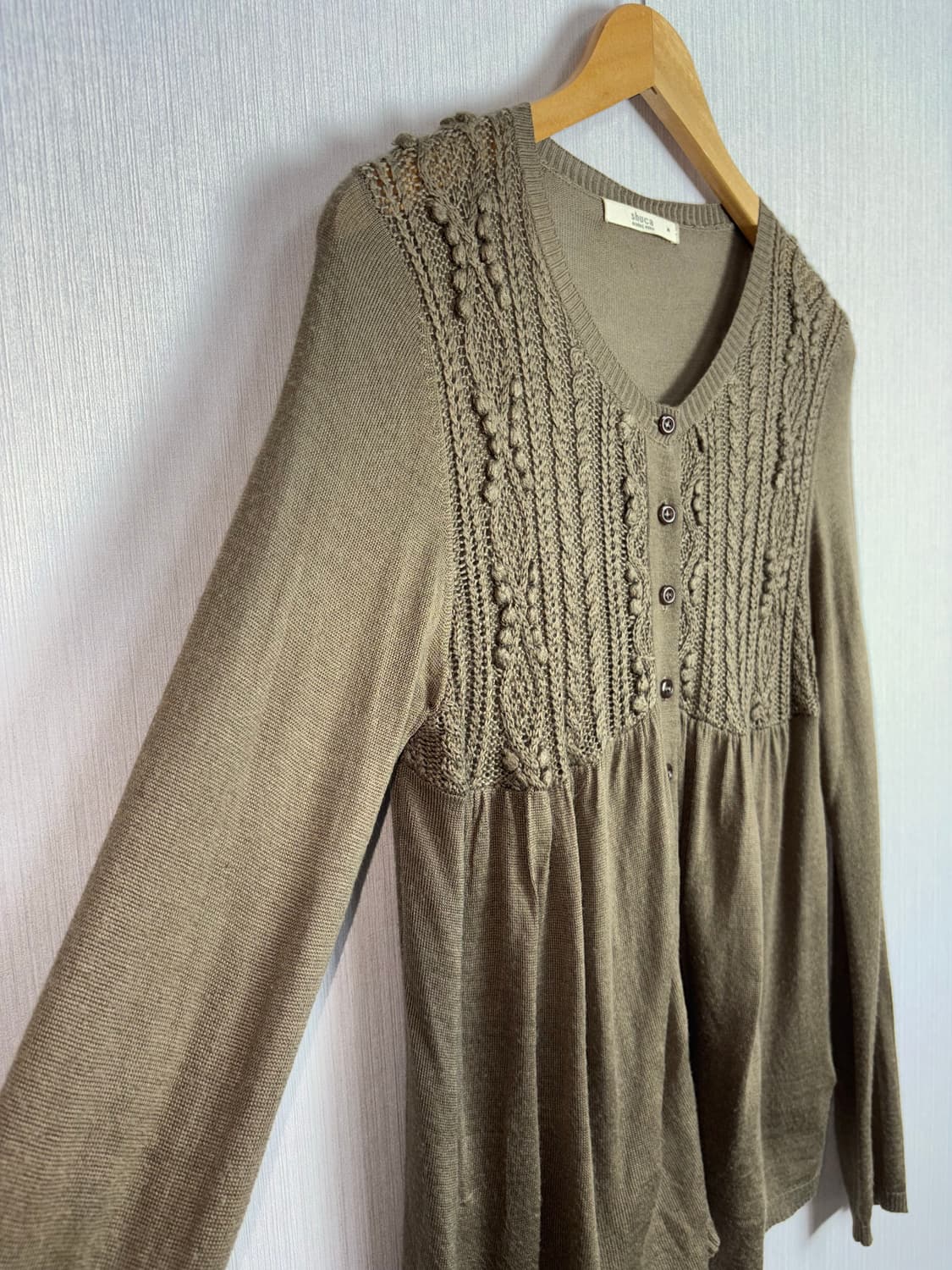 카키브라운 가디건  상품이미지8