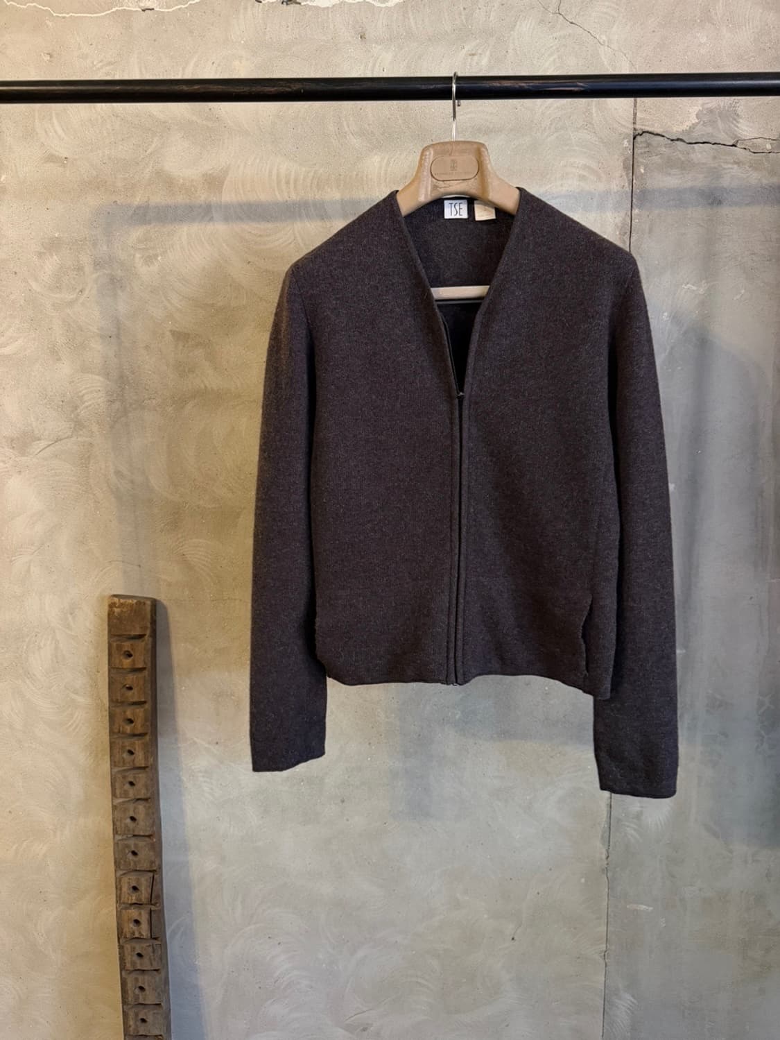 TSE 짚업 가디건 55 상품이미지1