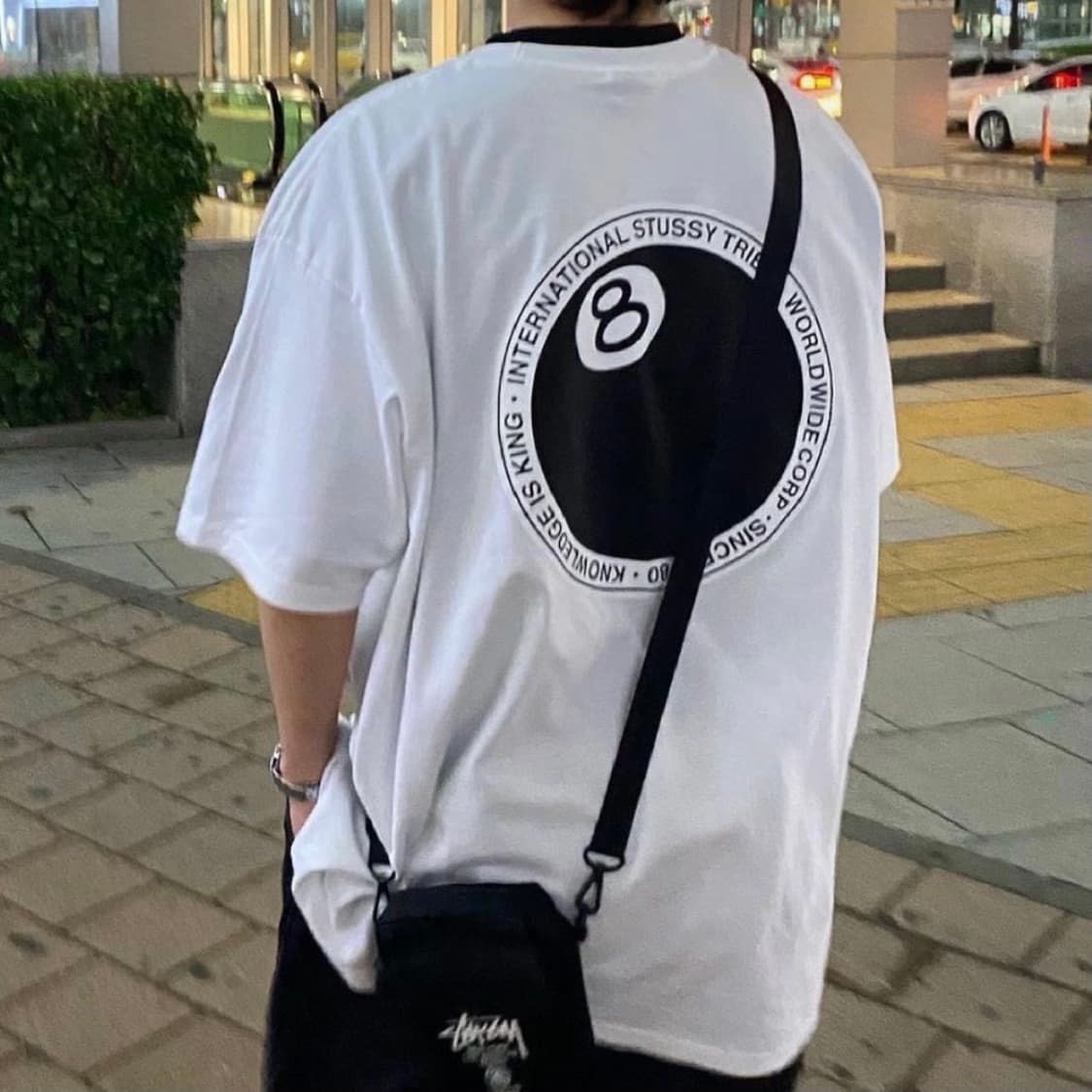 (S) 스투시 8볼 반팔 티셔츠 정품 새상품 상품이미지5