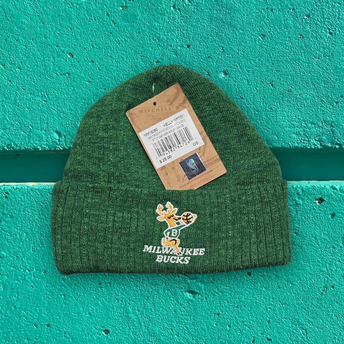 미첼앤네스 밀워키 벅스 비니 상품이미지2