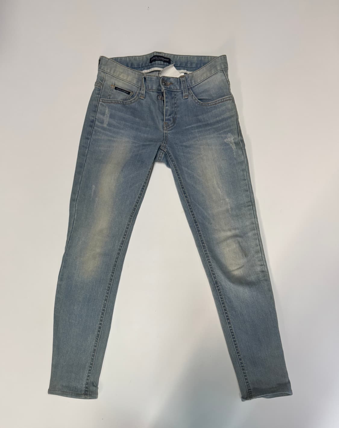 여성 돌체앤가바나 스키니핏 연청 데님팬츠 29.1인치 상품이미지1