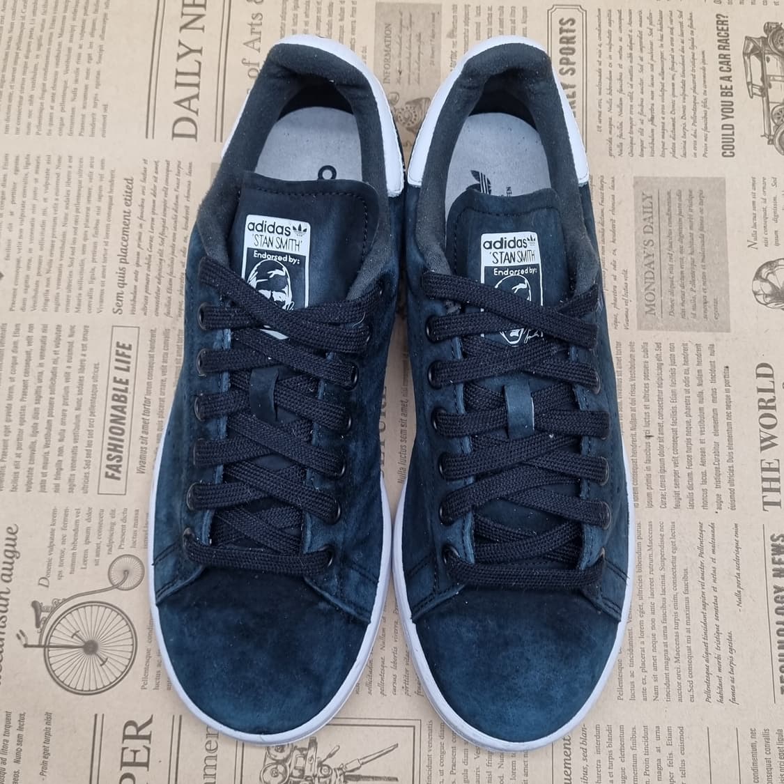 아디다스 스탠스미스 스웨이드 스니커즈245 상품이미지2