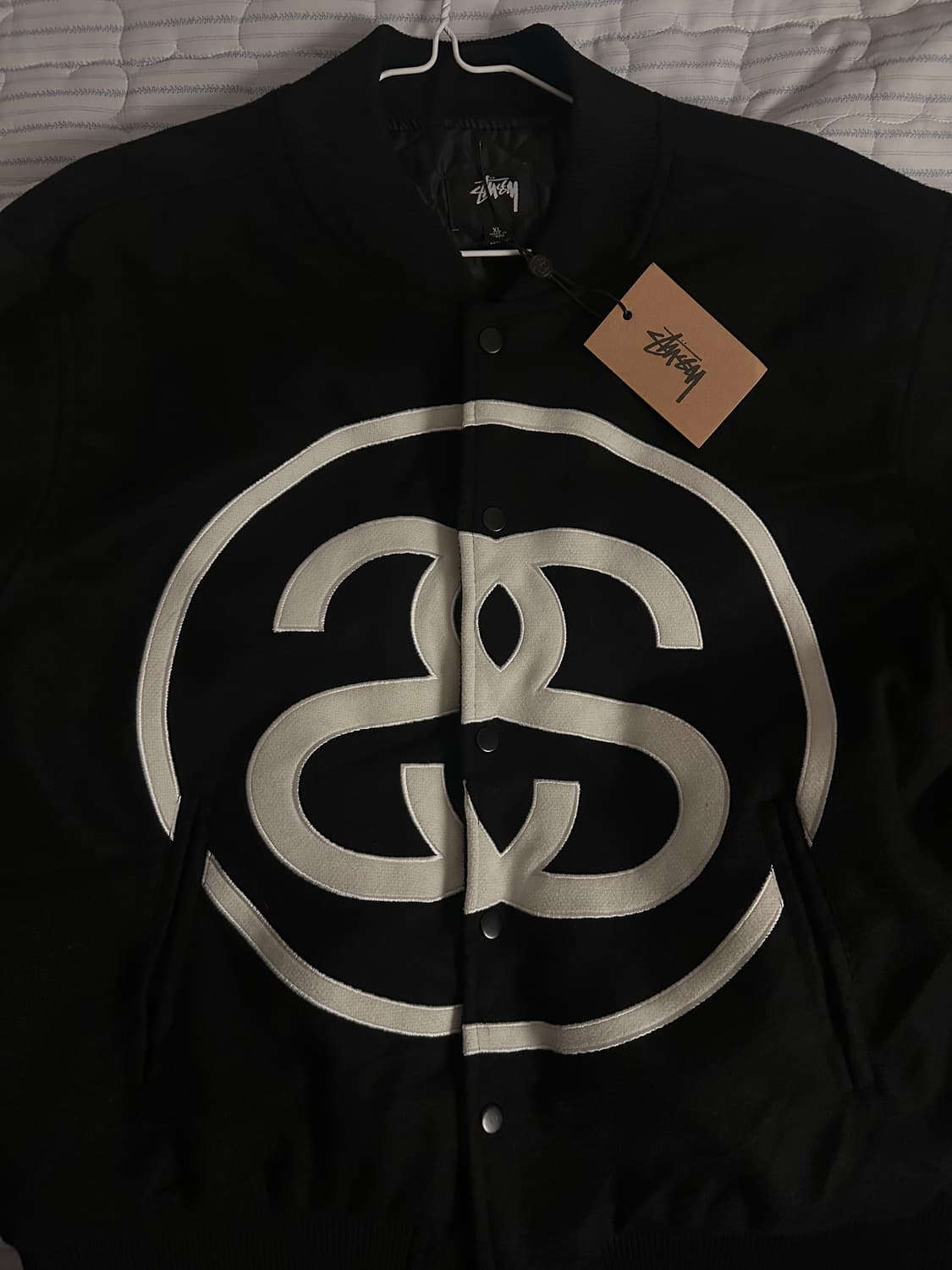 (상태 최상) STUSSY ss링크 바시티 자켓 상품이미지2