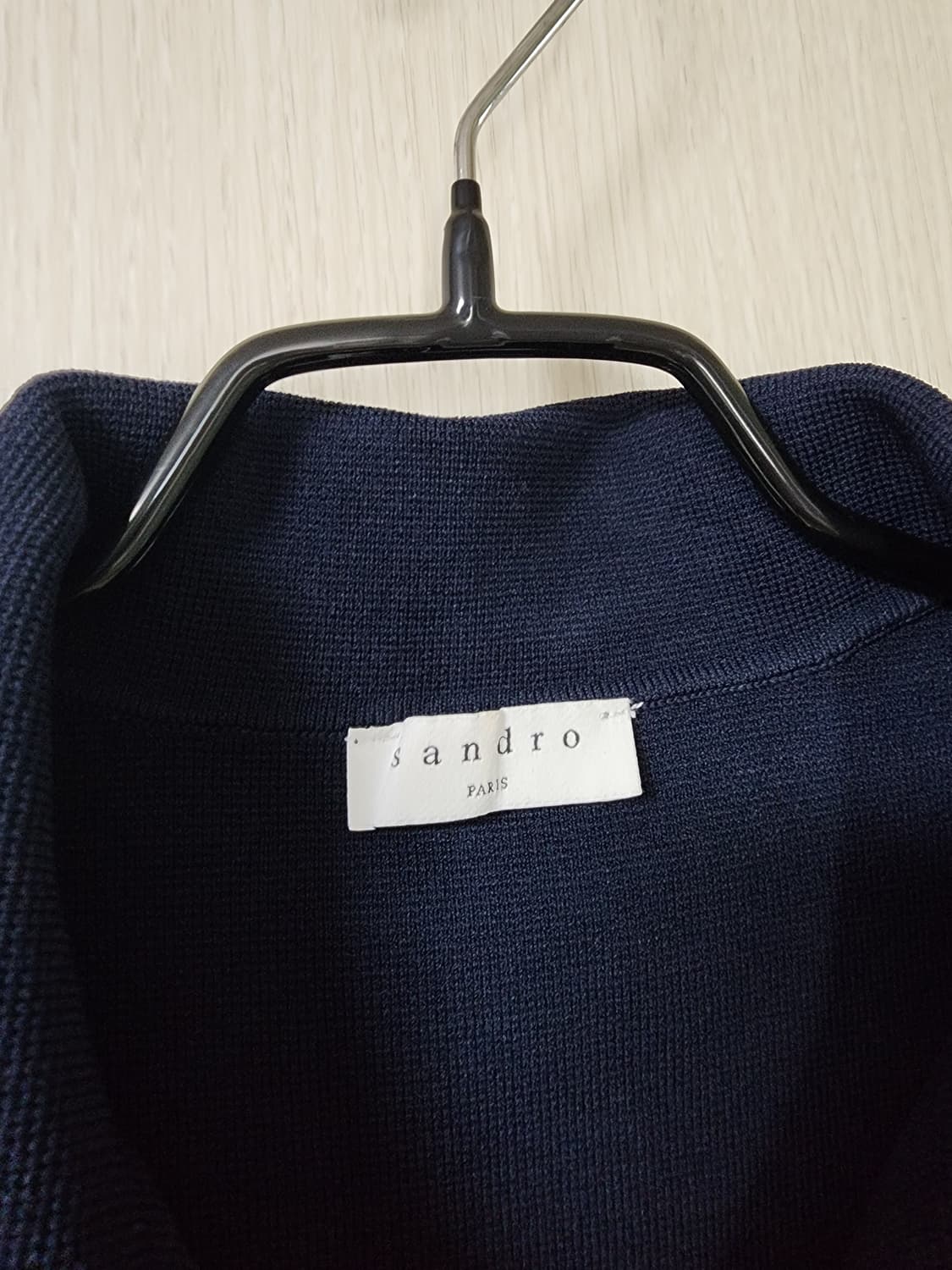 (정품)산드로 스티치 원피스 34  니트원피스 미디원피스 상품이미지7