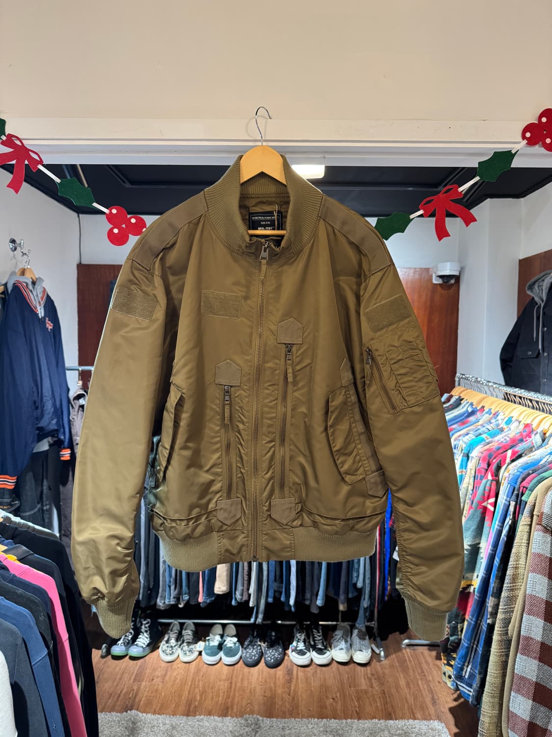 밀텍 택티컬 플라이트 자켓 빈티지 MA-1 항공점퍼 XXL 상품이미지1