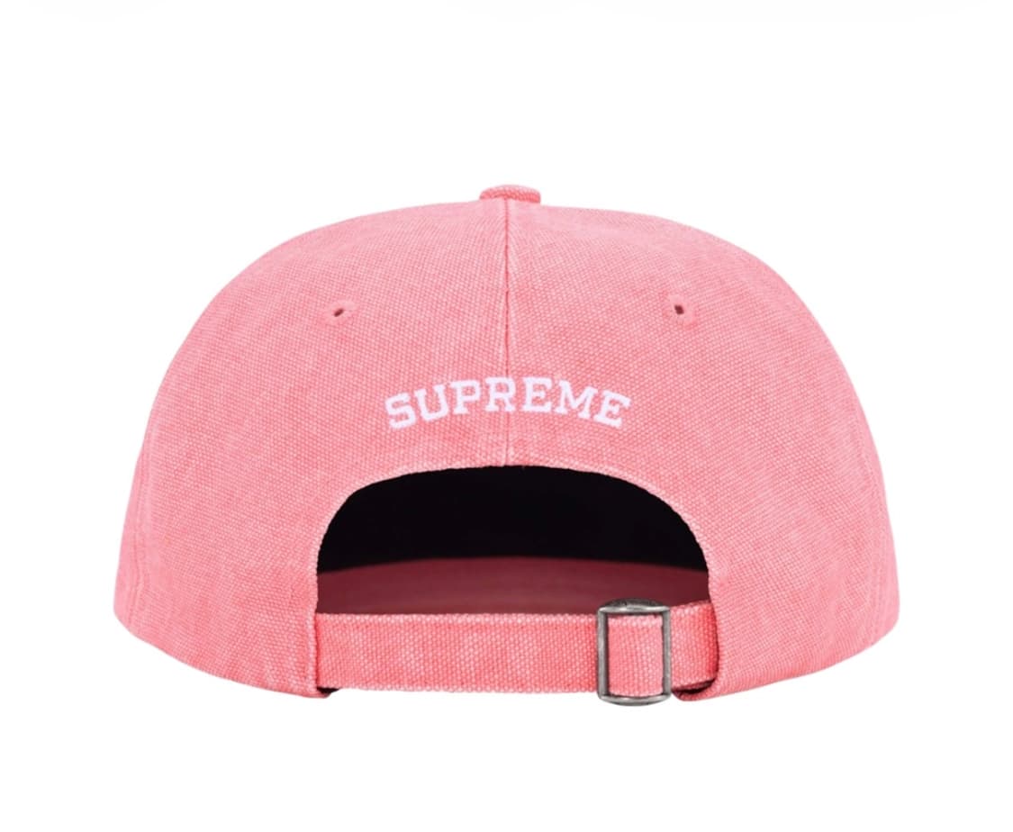 슈프림 피그먼트 S 로고 6-패널 브라이트 핑크 - 24FW 상품이미지2