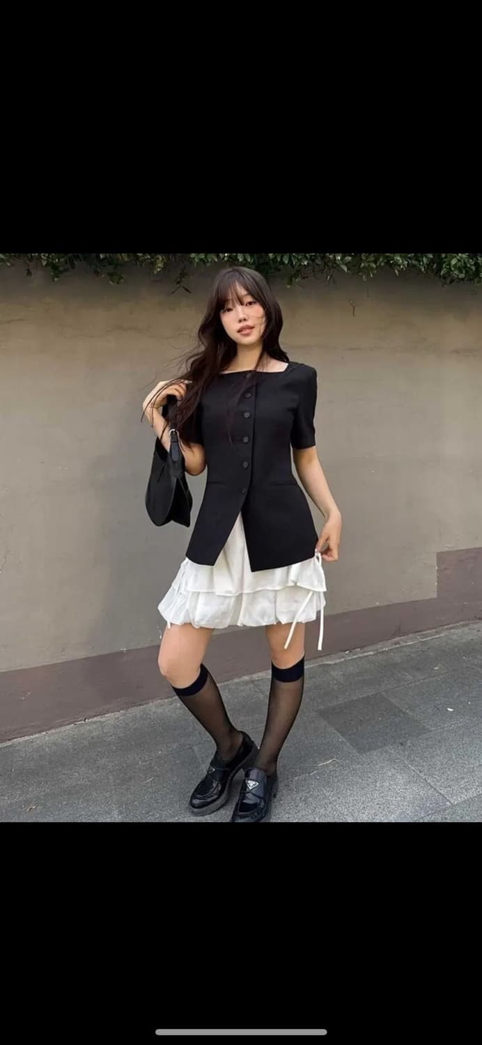 잇미샤 스퀘어넥 슬림핏 자켓 66 상품이미지2