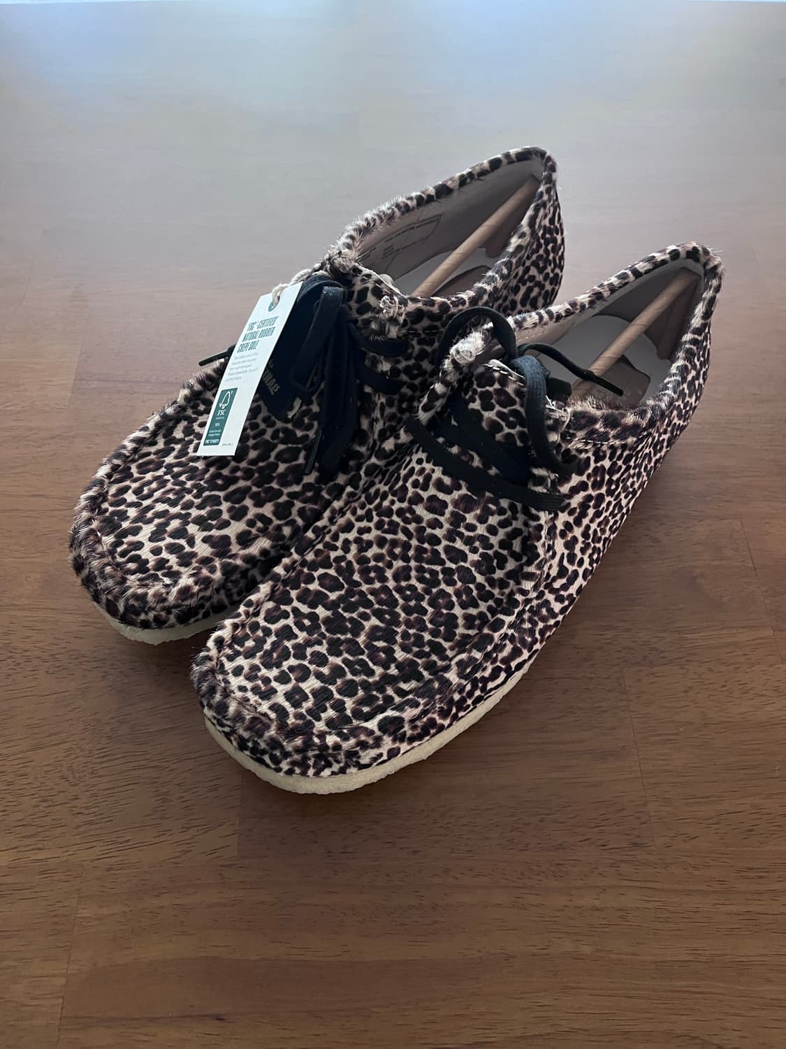 [새상품,uk9.5] 클락스 왈라비 하라주쿠 레오파드 상품이미지2