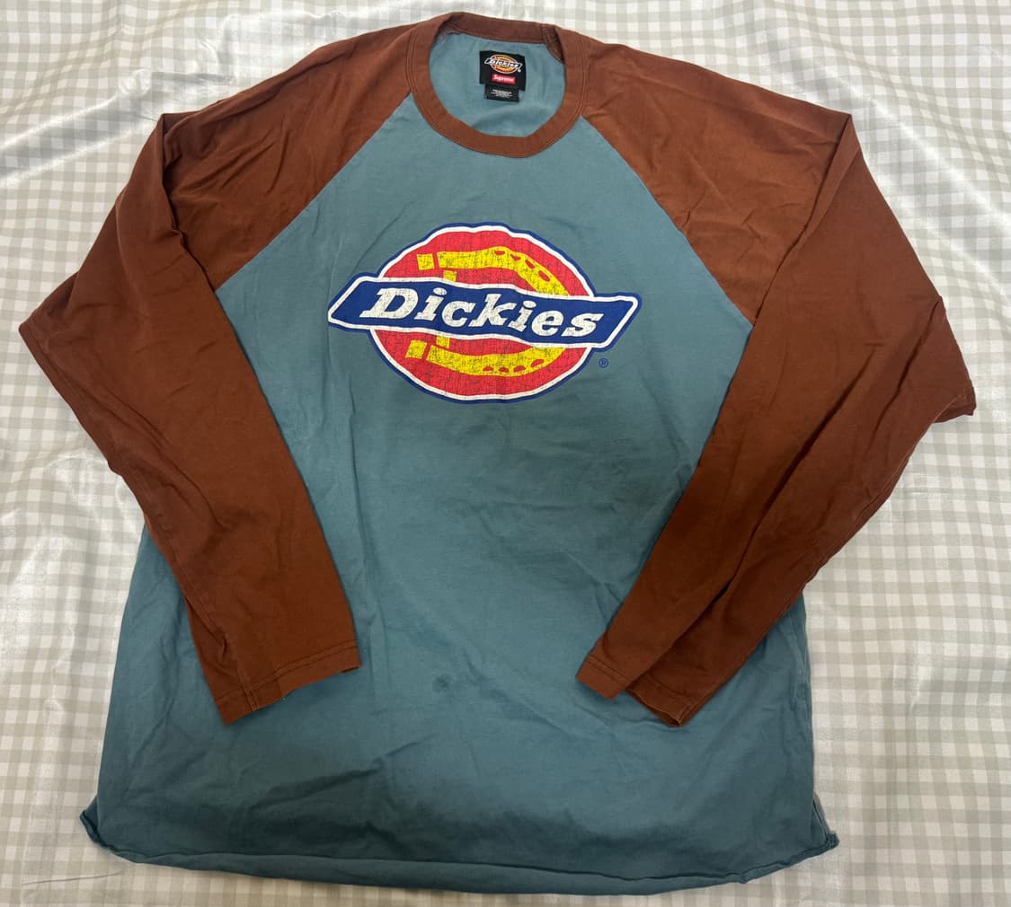 [XL]슈프림 x 디키즈 래글런 롱슬리브 탑 다크 슬레이트 상품이미지3