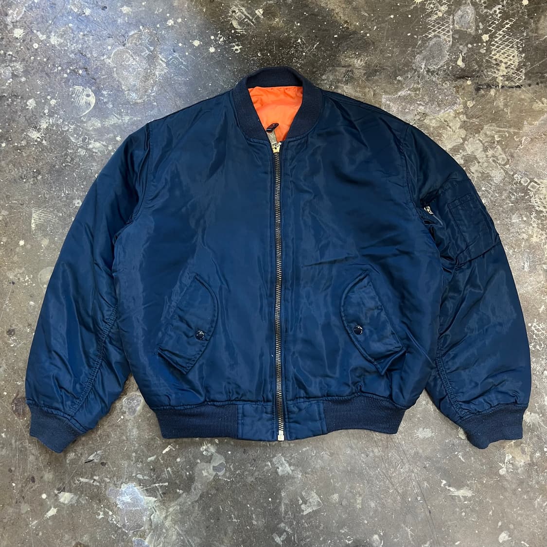 M) 알파 인더스트리 빈티지 MA-1 항공점퍼 메이드인 코리아 아메카지 상품이미지1